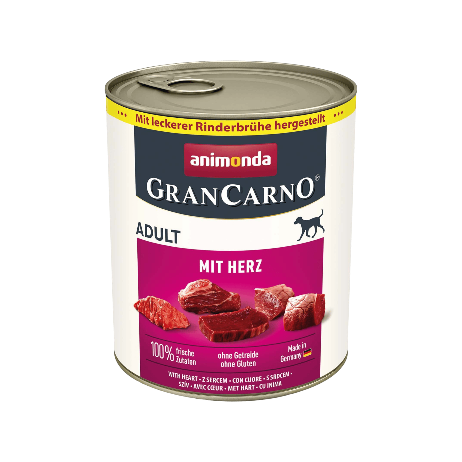 Animonda pes GRANCARNO konz. ADULT se srdcem 800g