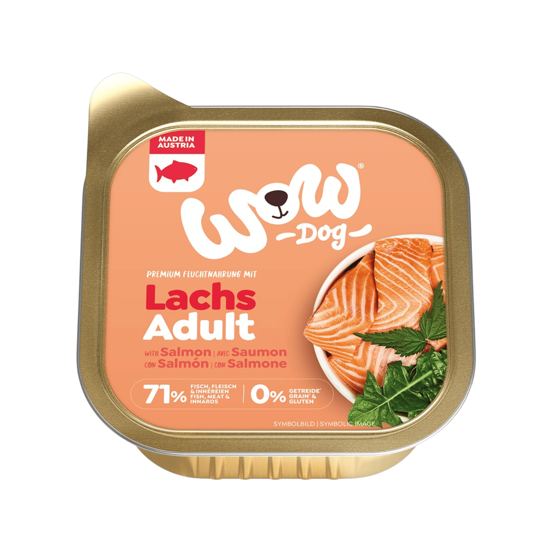 WOW paštika Adult losos s rajčaty 150g