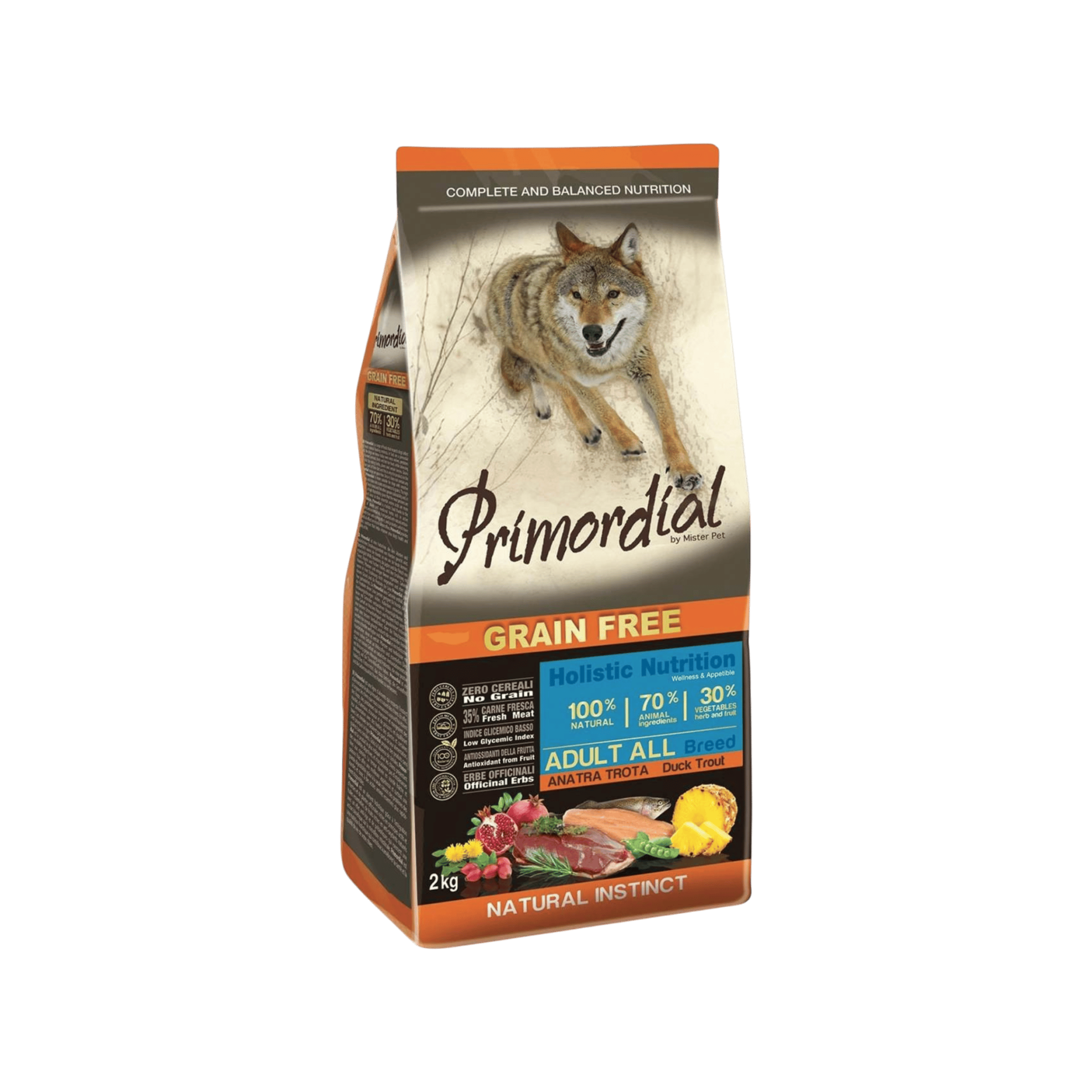 Primordial GF Dog Adult Trout&Duck 12kg