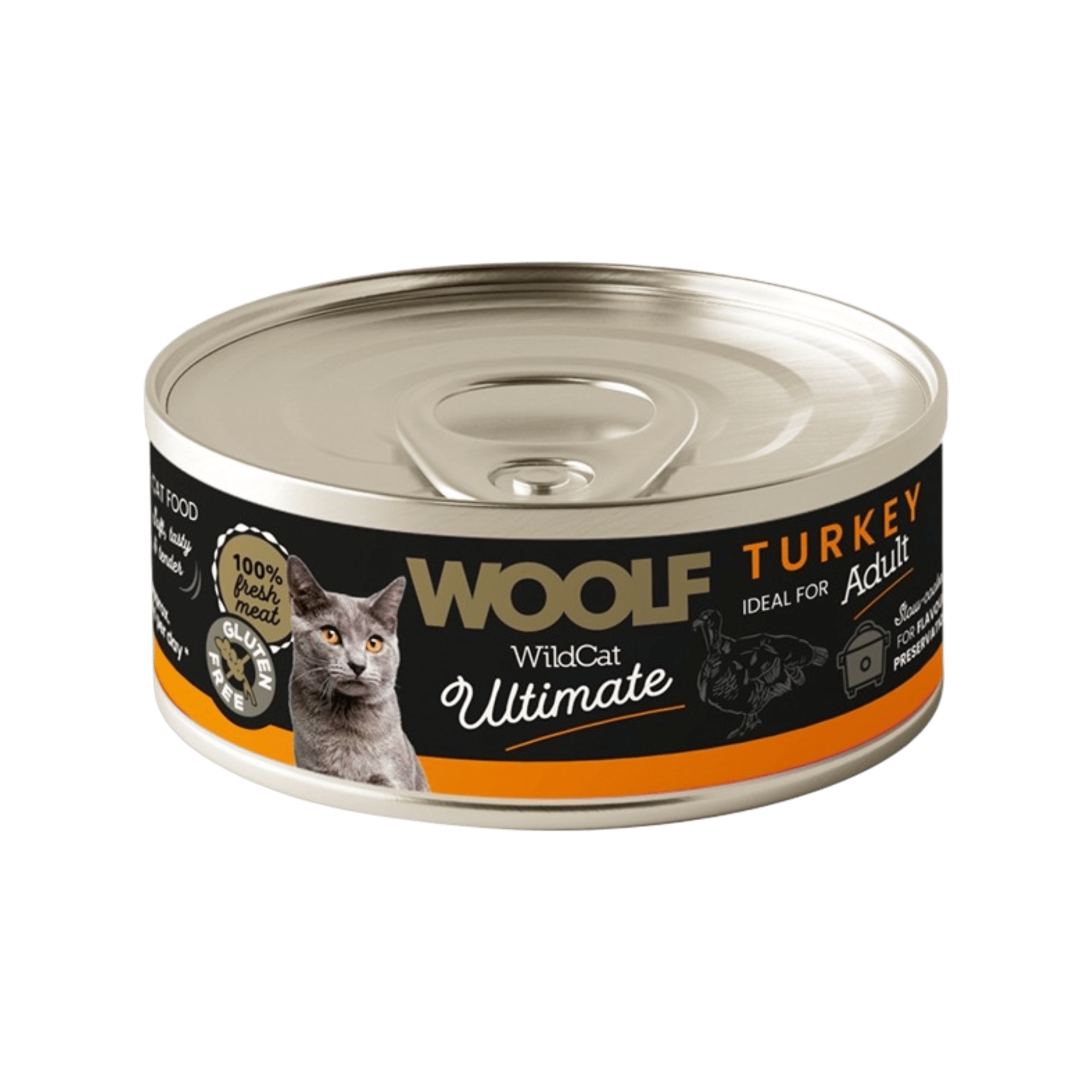 WOOLF Wildcat Ultimate konz Turkey pate 85g