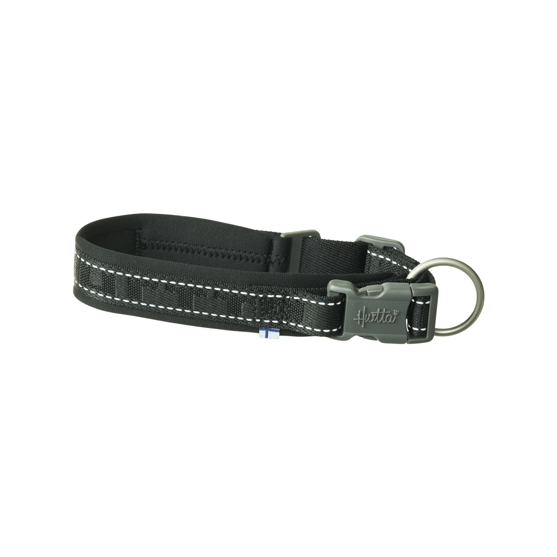 Obojek Hurtta Casual ECO černý 20-30cm