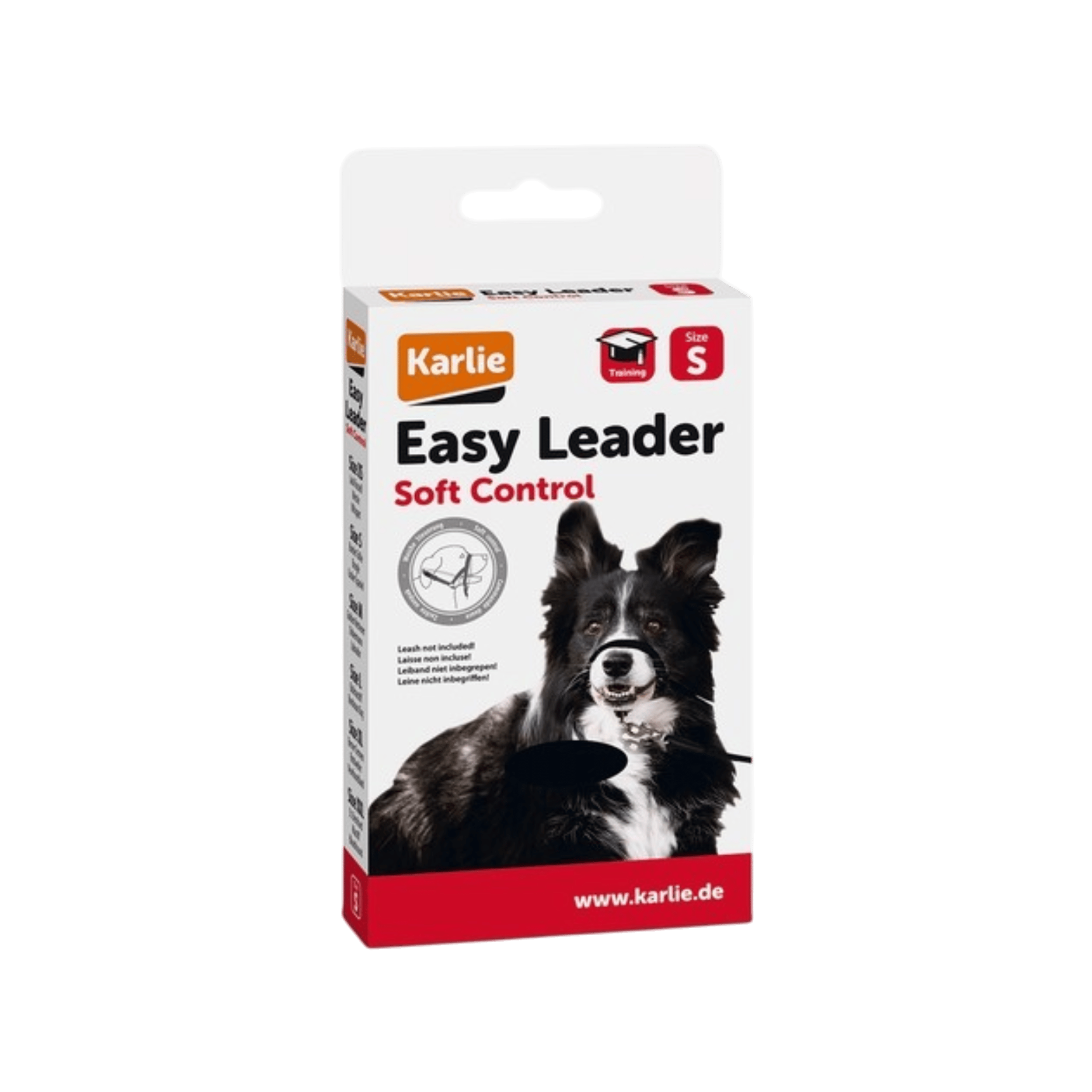 Ohlávka proti táhnutí Easy leader černá S KAR