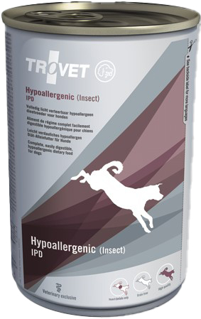 Trovet pes IPD Hypoalergenic konz. insect 400g