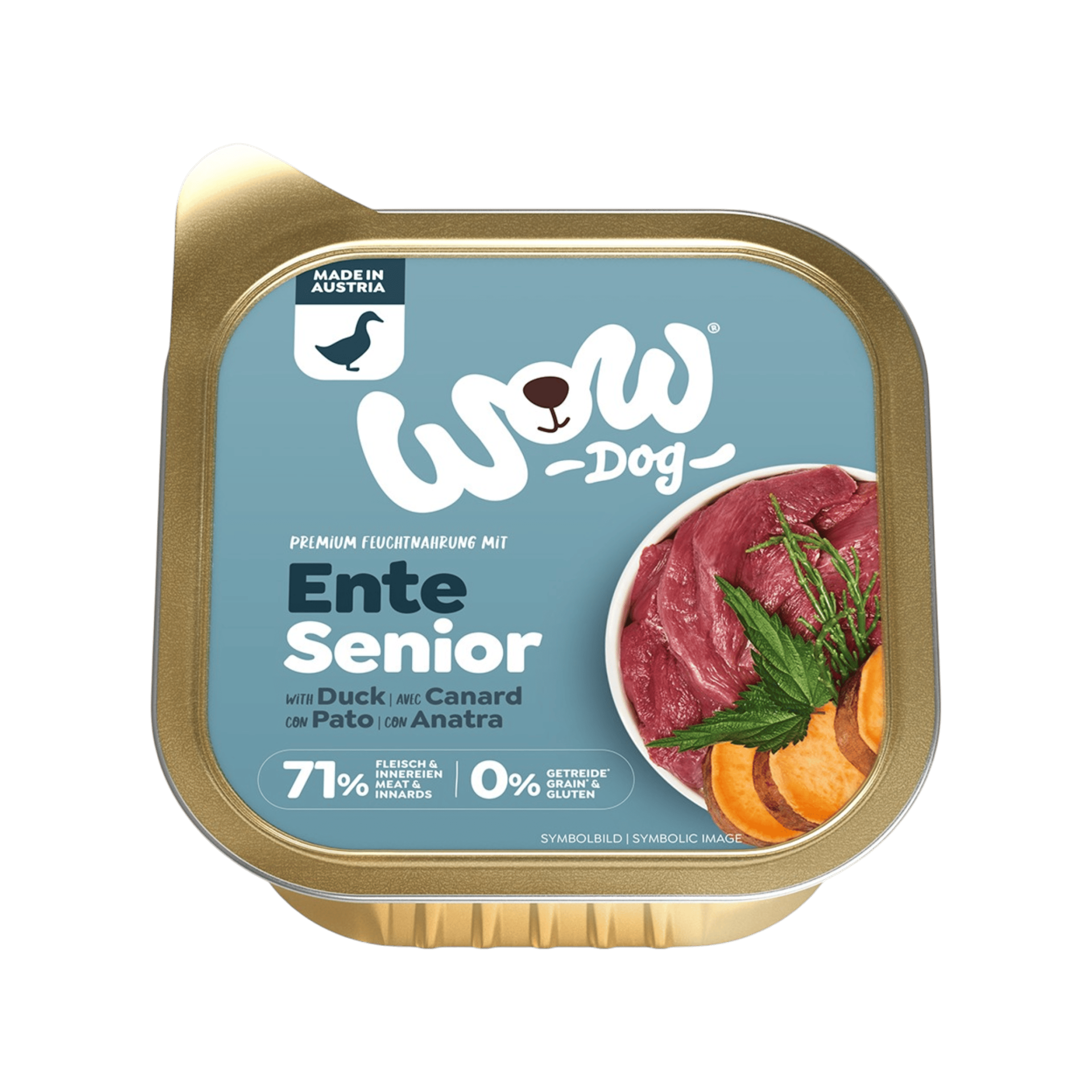 WOW paštika Senior kachna s batáty 150g