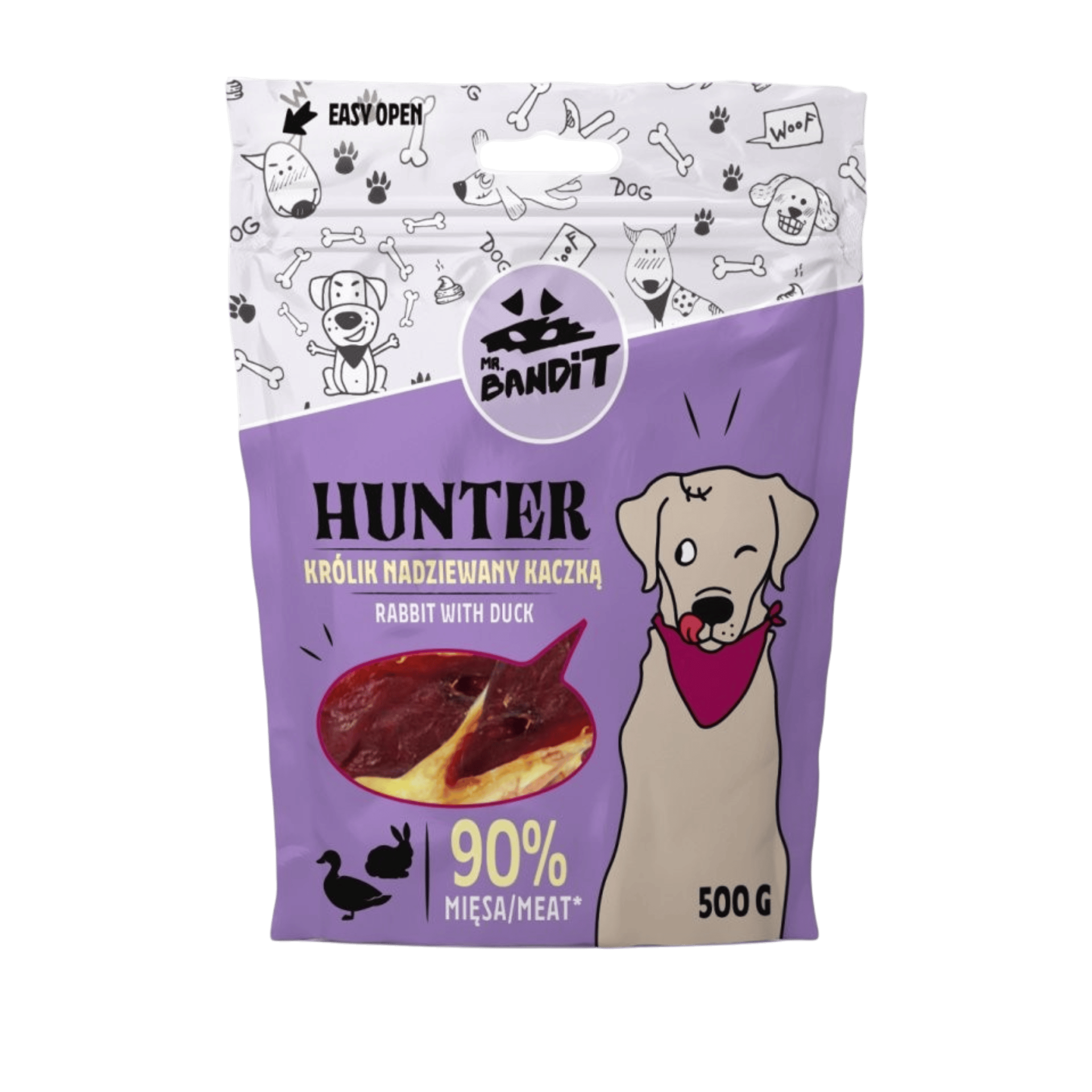 VetExpert Mr.Bandit poch. HUNTER králík a kachna 500g