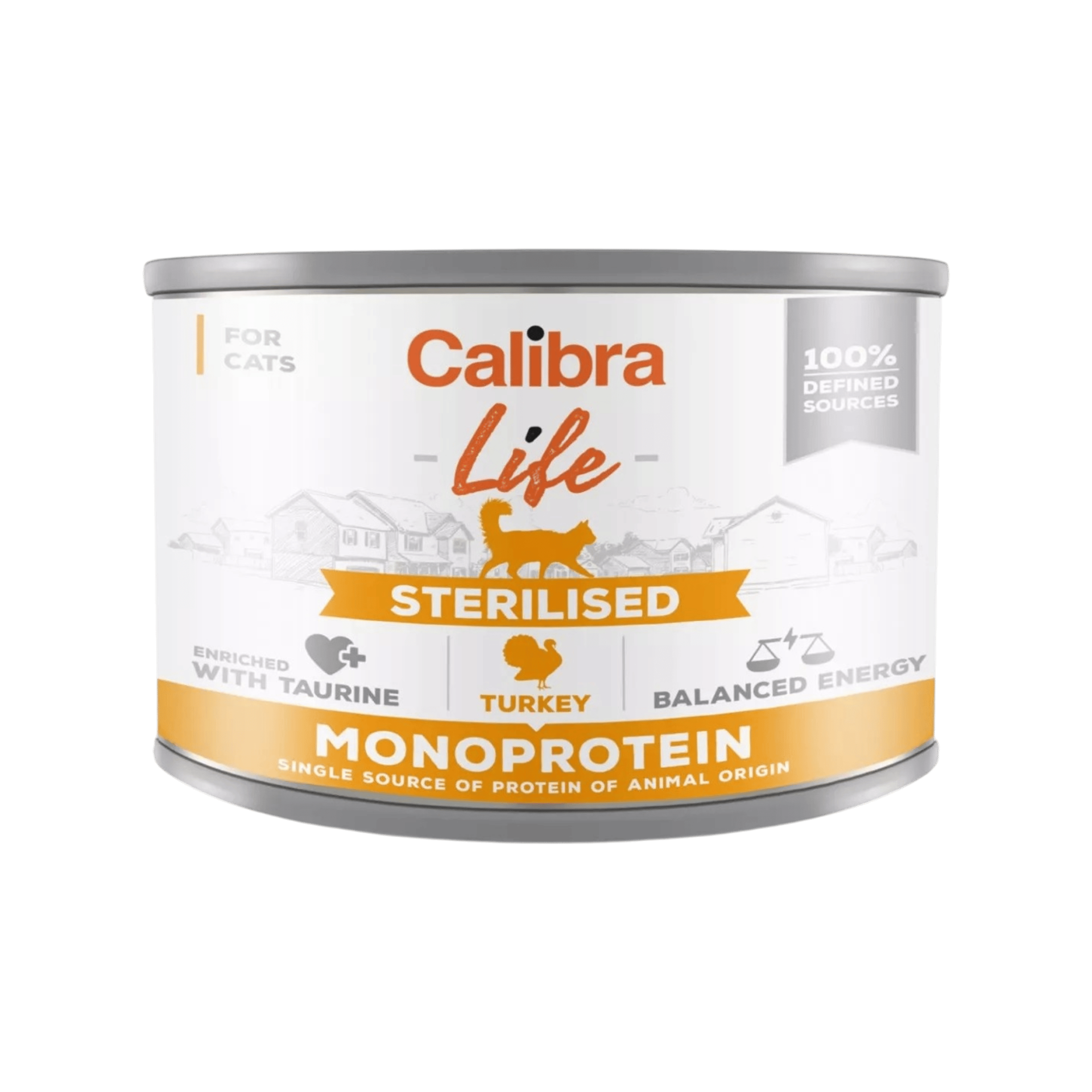 Calibra Cat Life  konz.Sterilised Turkey 200g