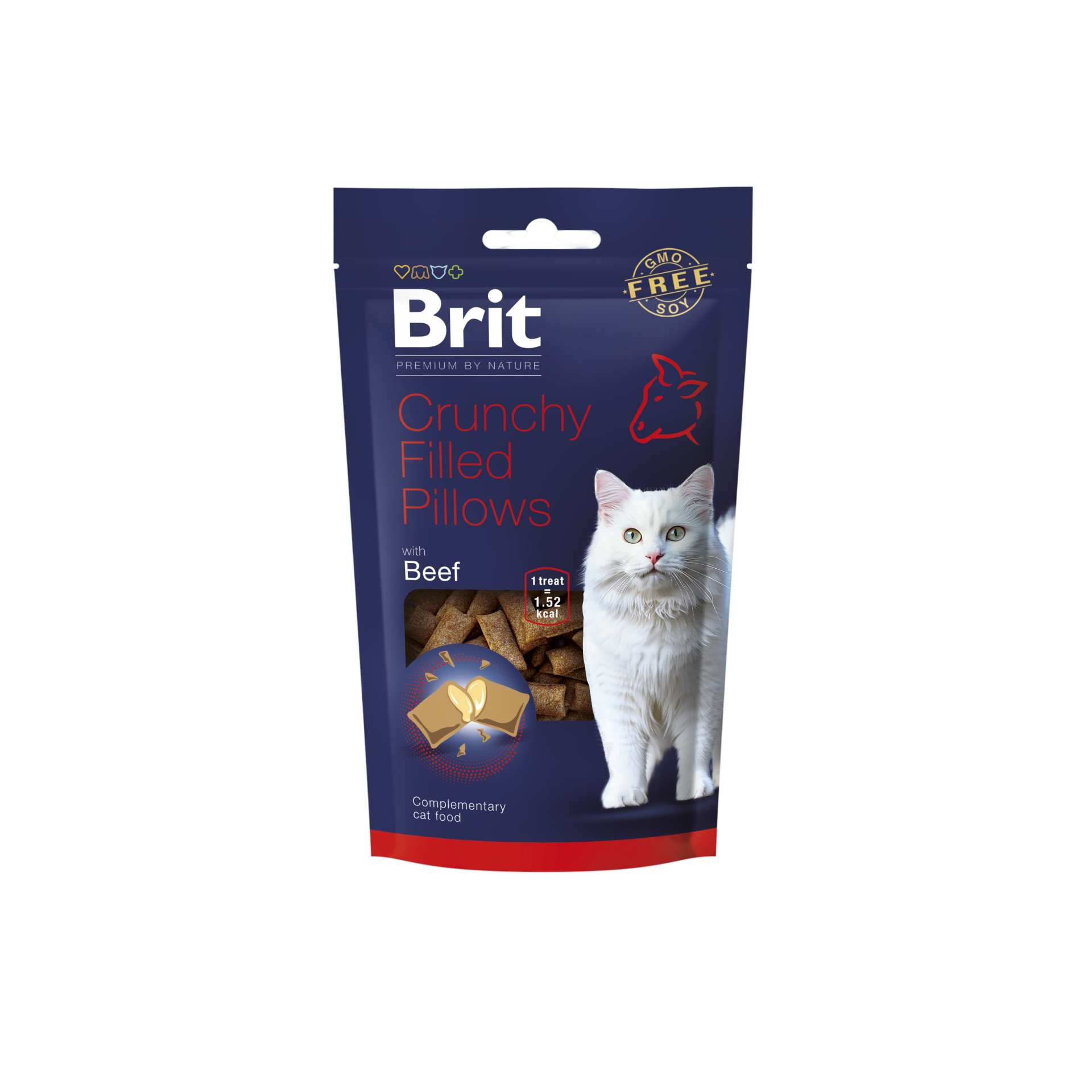 Brit Premium Cat by Nature Pillows Beef 50g