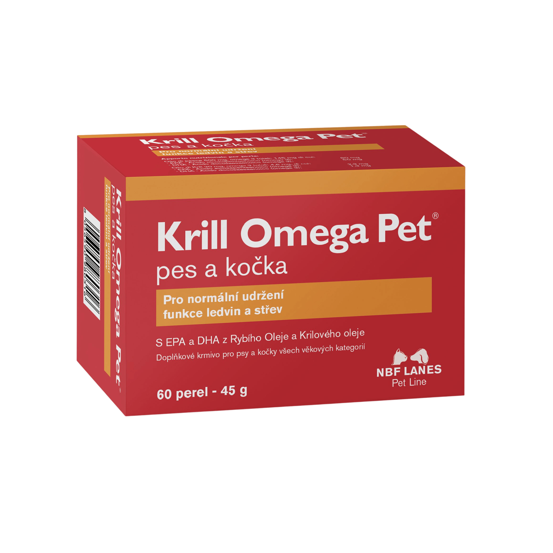 Krill Omega Pet pro psy a kočky 60cps