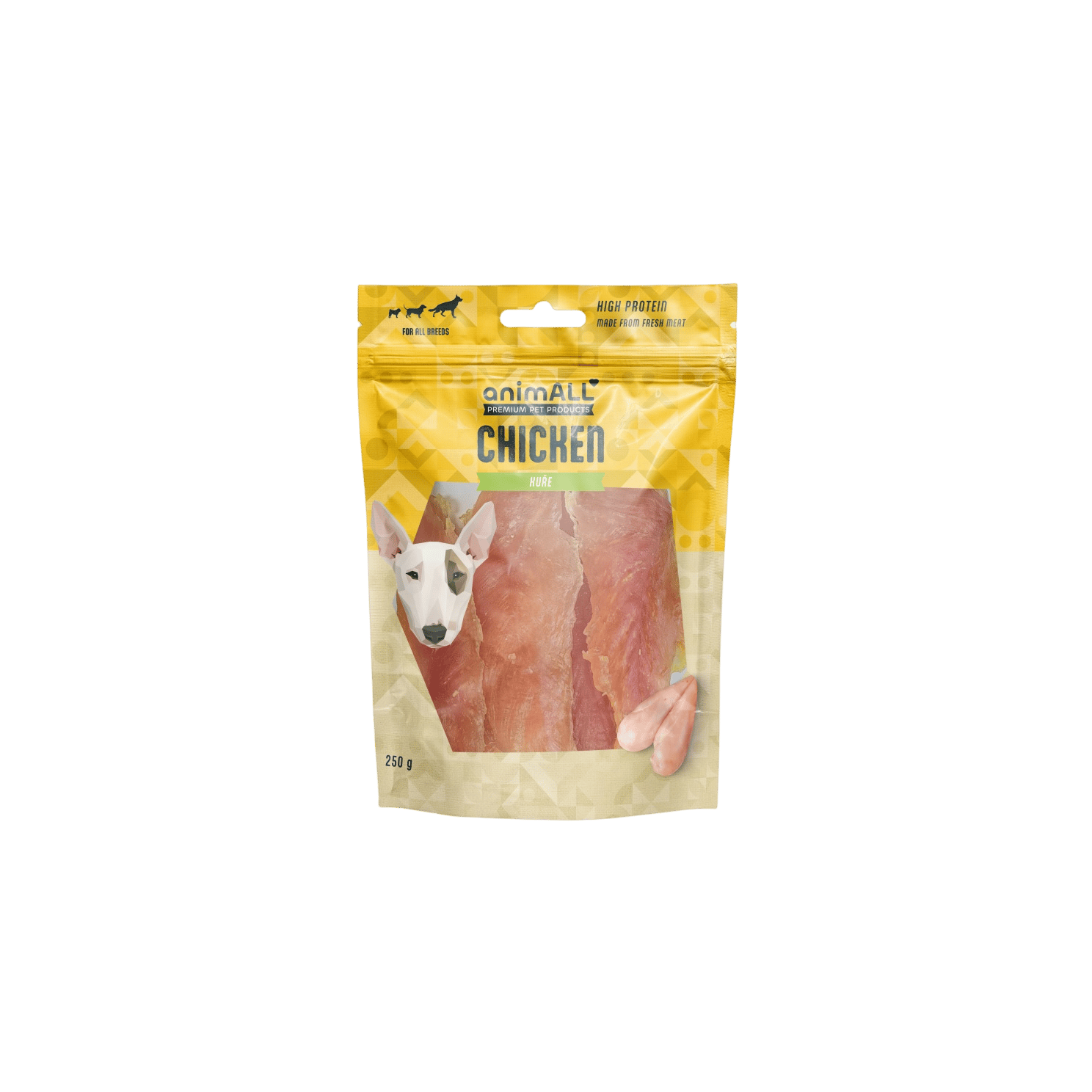 animALL Měkké kuřecí jerky 250g