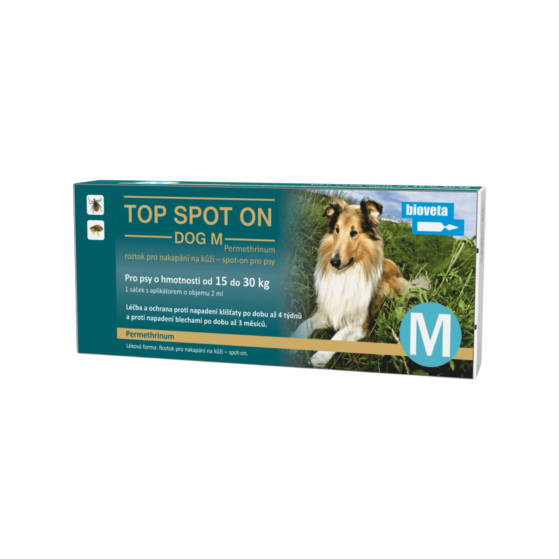Top spot on Dog M 1x2ml (15-30kg)