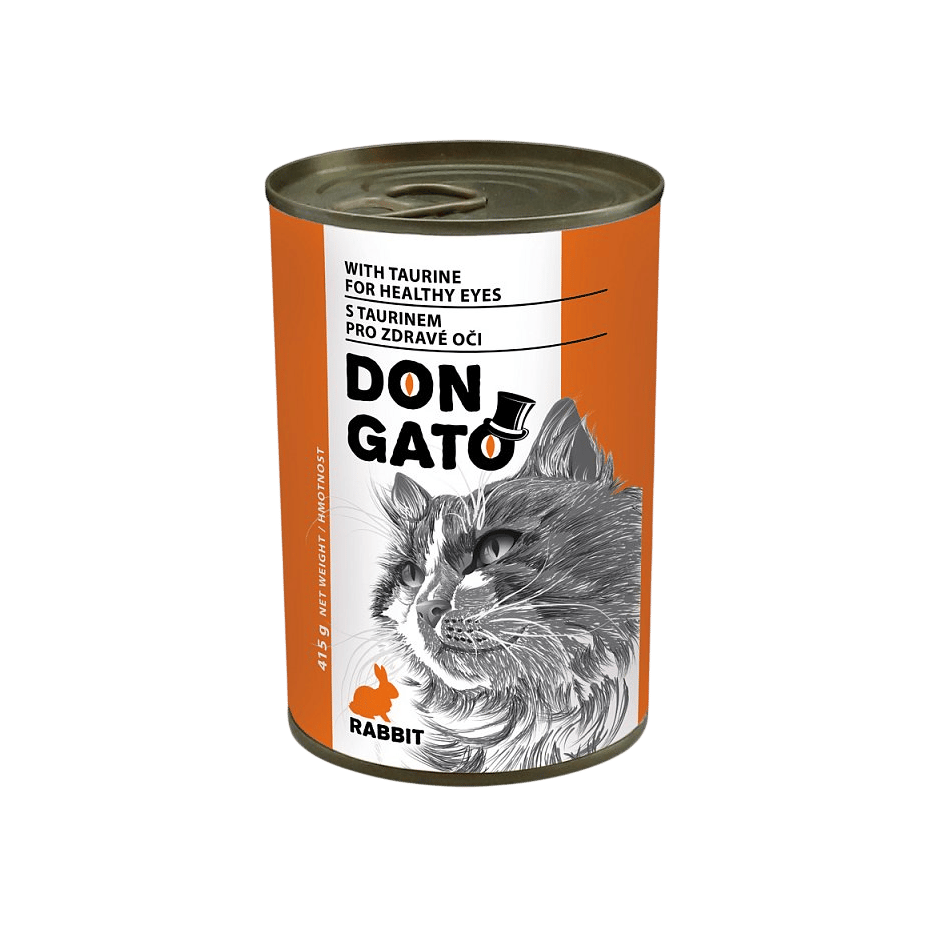 Don Gato cat konz. králičí 415g