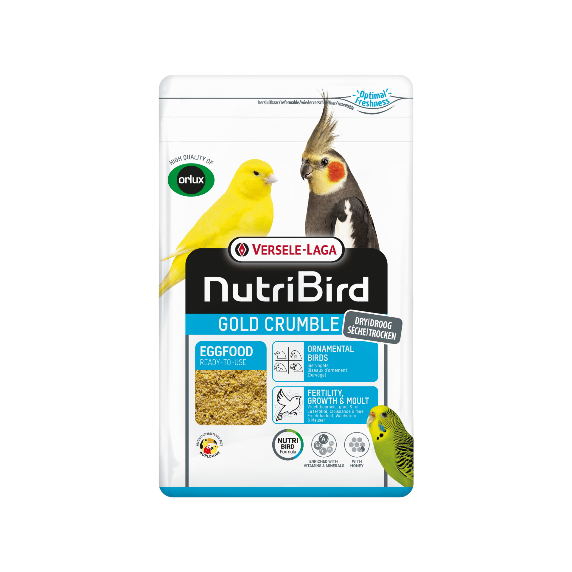 VL Nutribird Gold Crumble Ornamental Birds 10kg