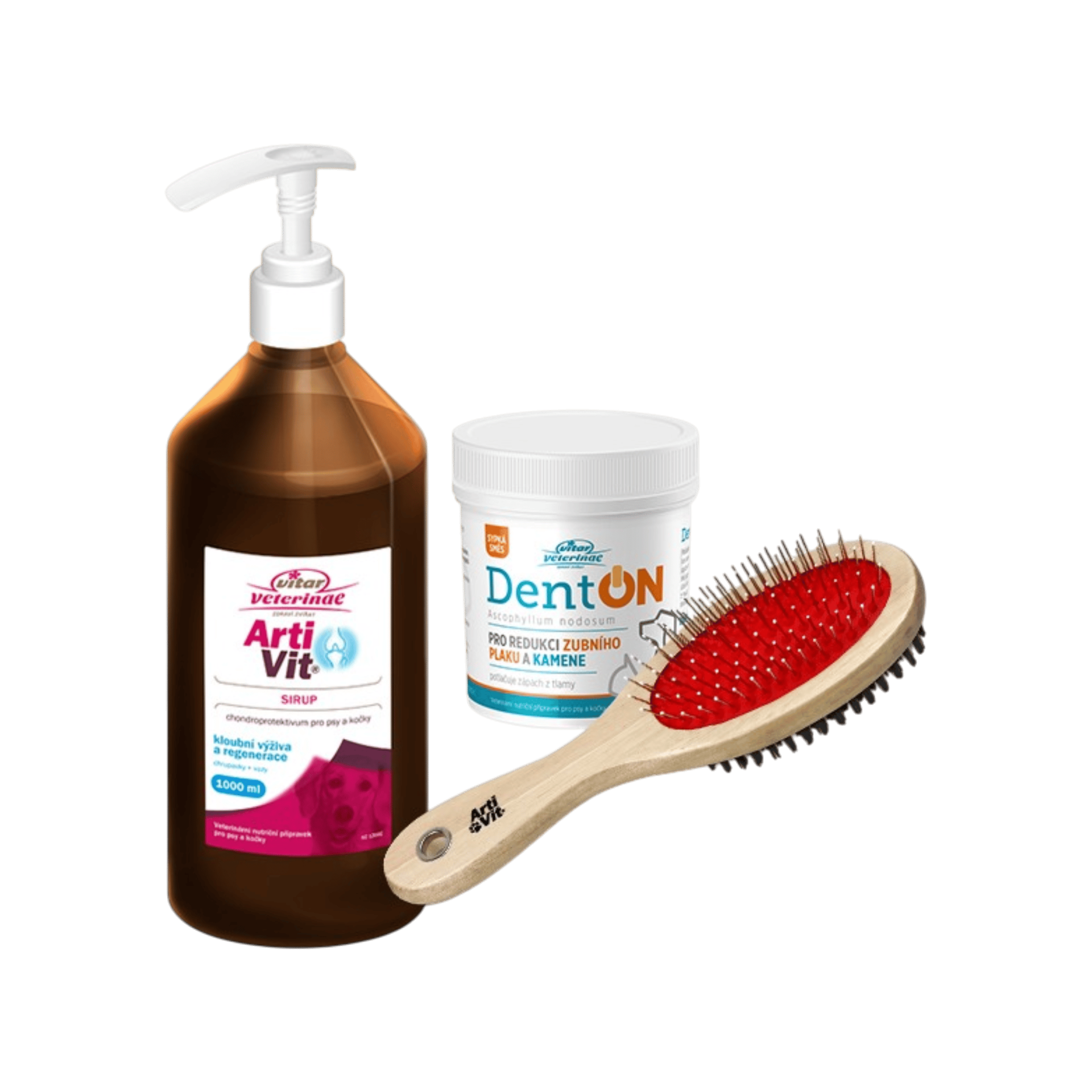 VITAR ArtiVit Sirup 1000ml+DentON100g+kartáč