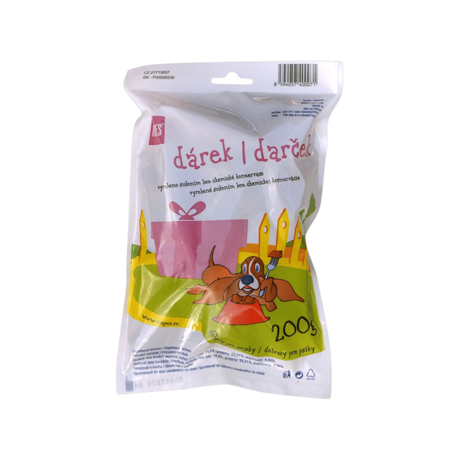 Pochoutka sušená MAPES dárek 200g