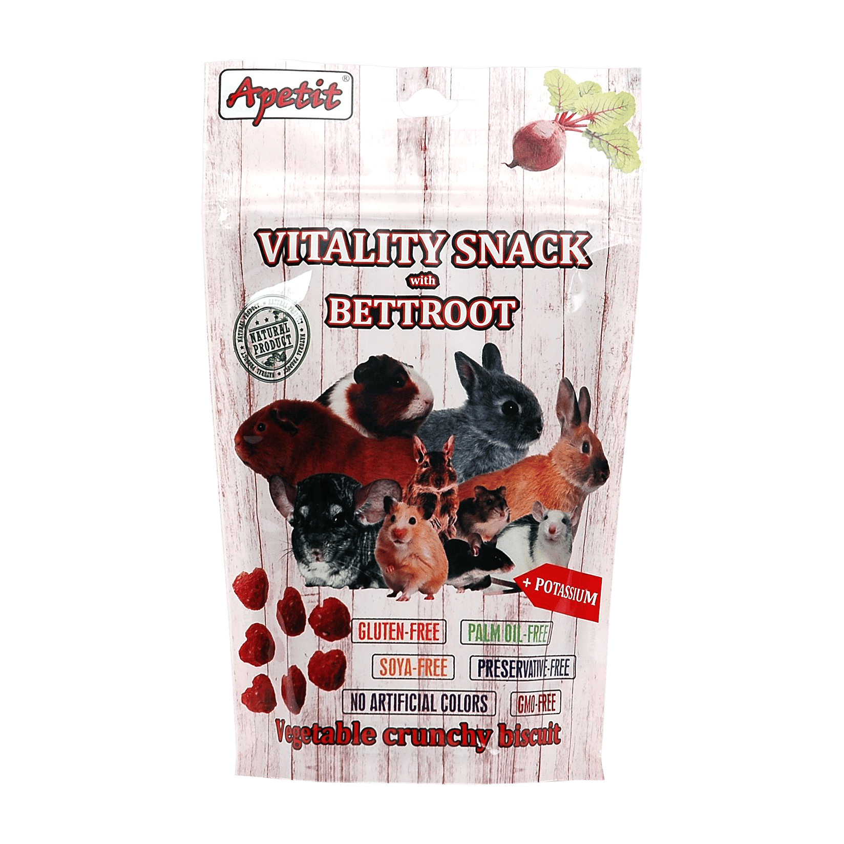 Apetit poch. Vitality Sticks červená řepa 80g
