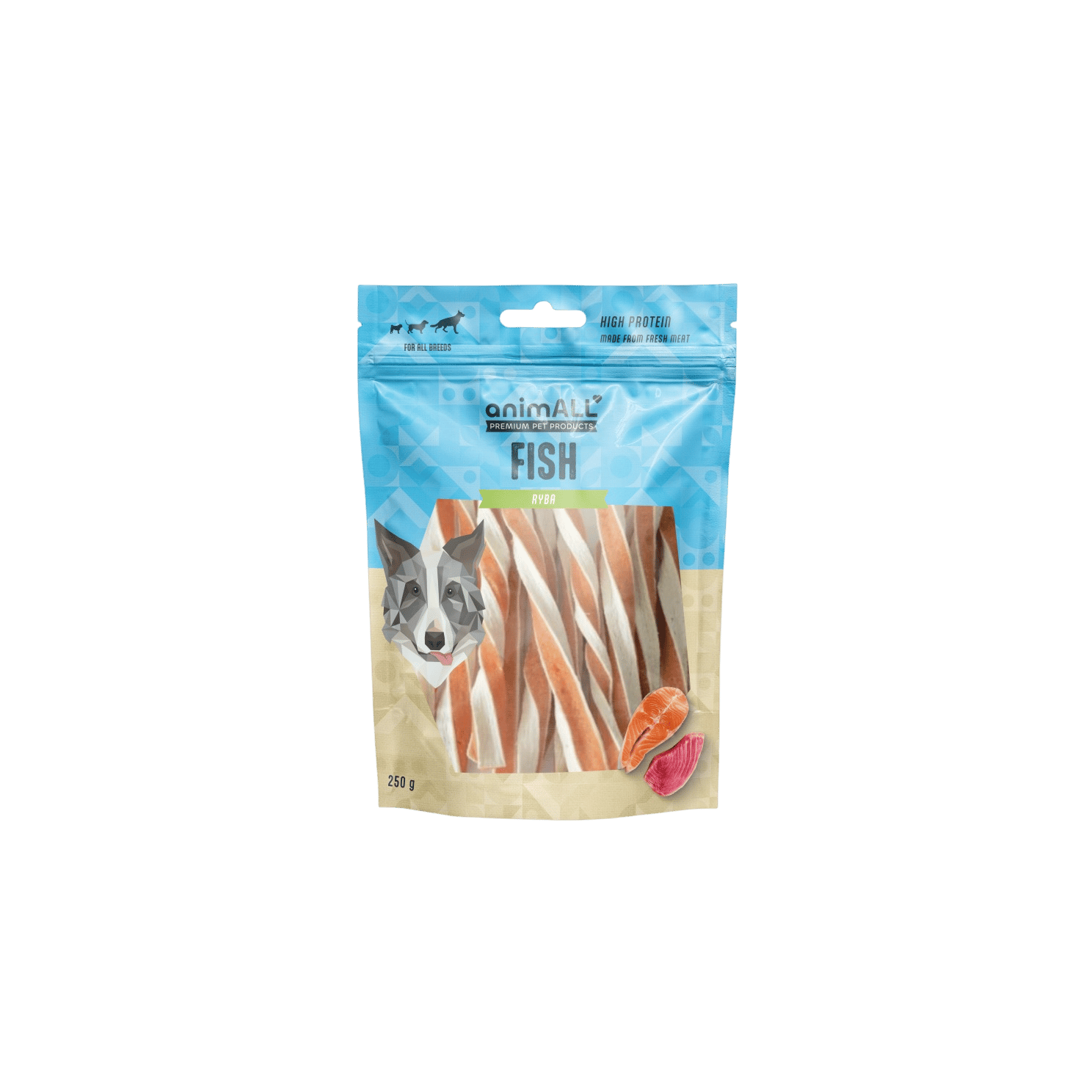animALL Kroucený lososový sendvič 250g