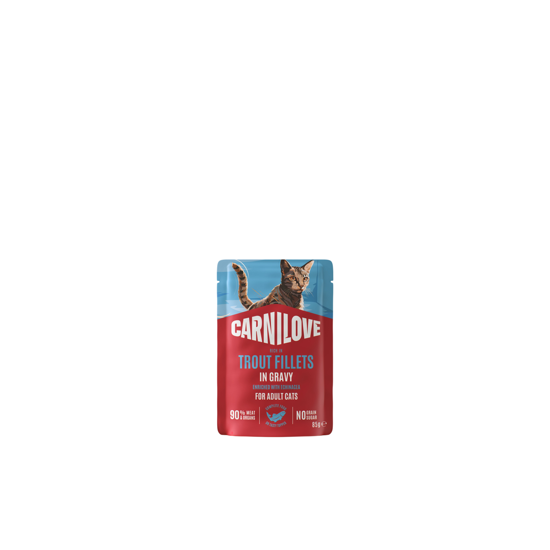 Carnilove Cat Pouch Gravy Trout+Echinacea 85g