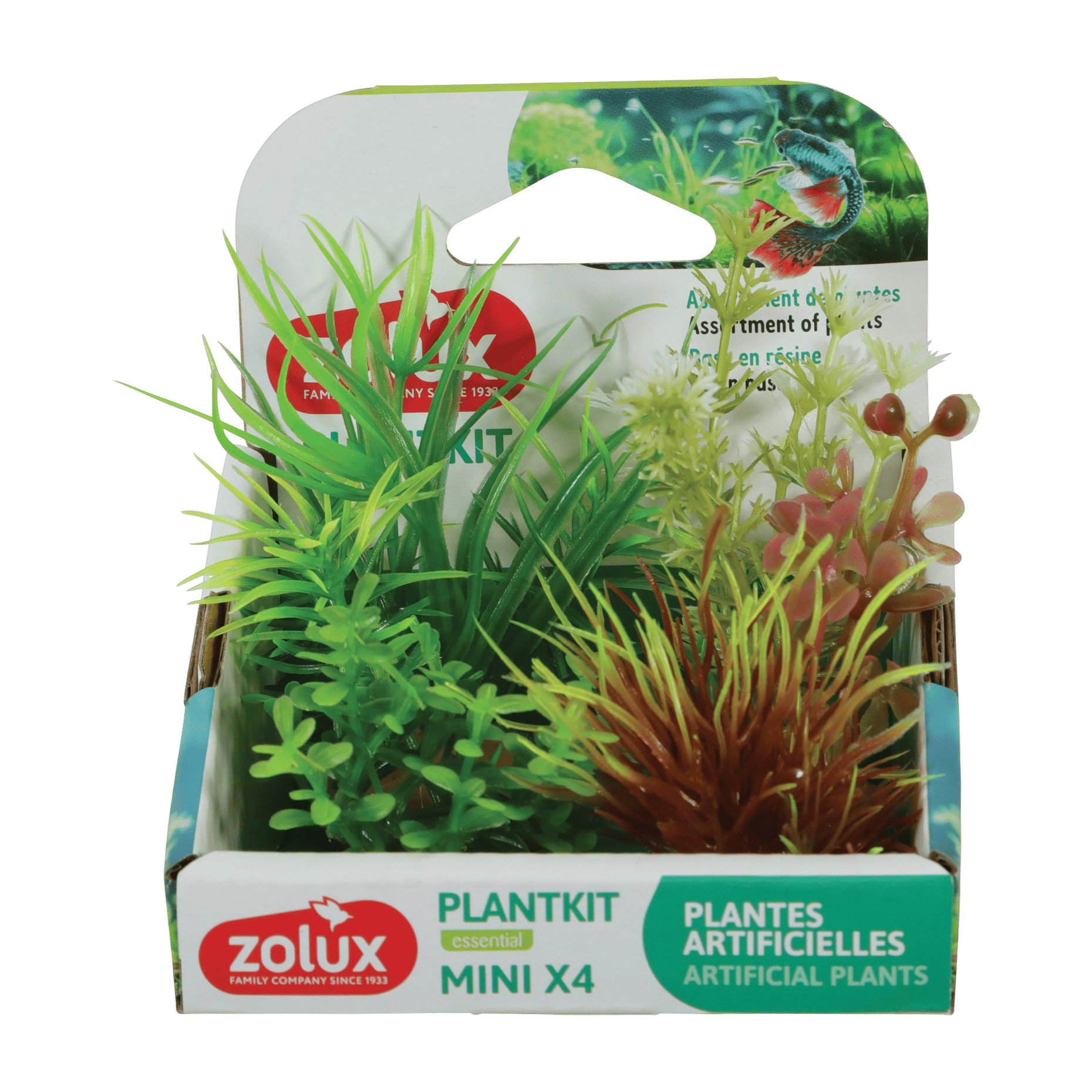 Rostliny akvarijní PLANTKIT 4 sada MINI 4ks Zolux