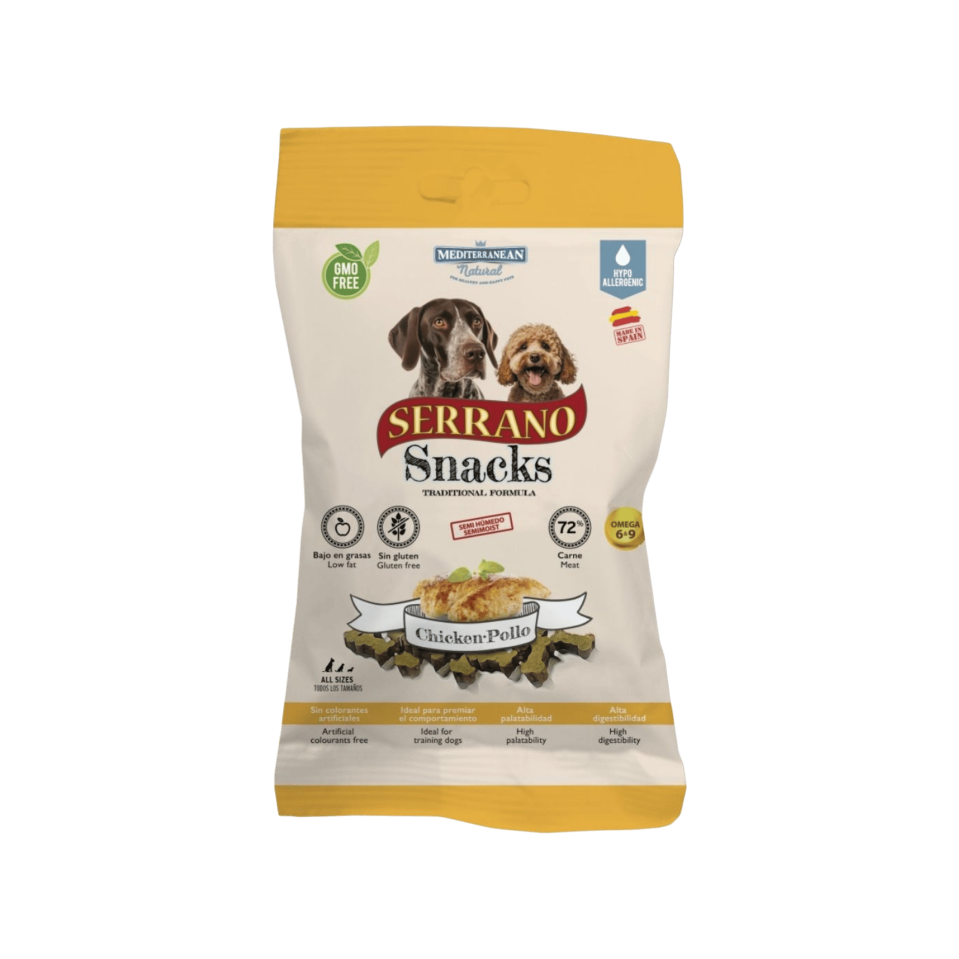 Serrano Snack for Dog-Chicken 100g