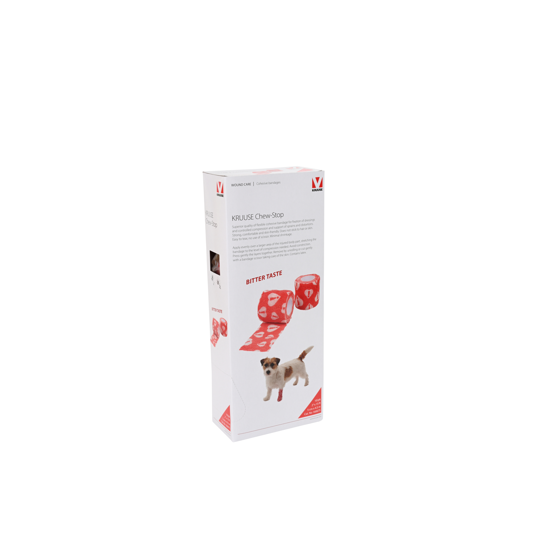 Obinadlo elast. Chew-Stop 5cm x 4,5m Kruuse 10ks