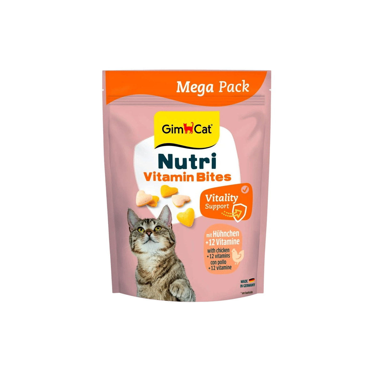 GimCat Nutri Multi-Vitamin Bites tablety s kuřetem425g
