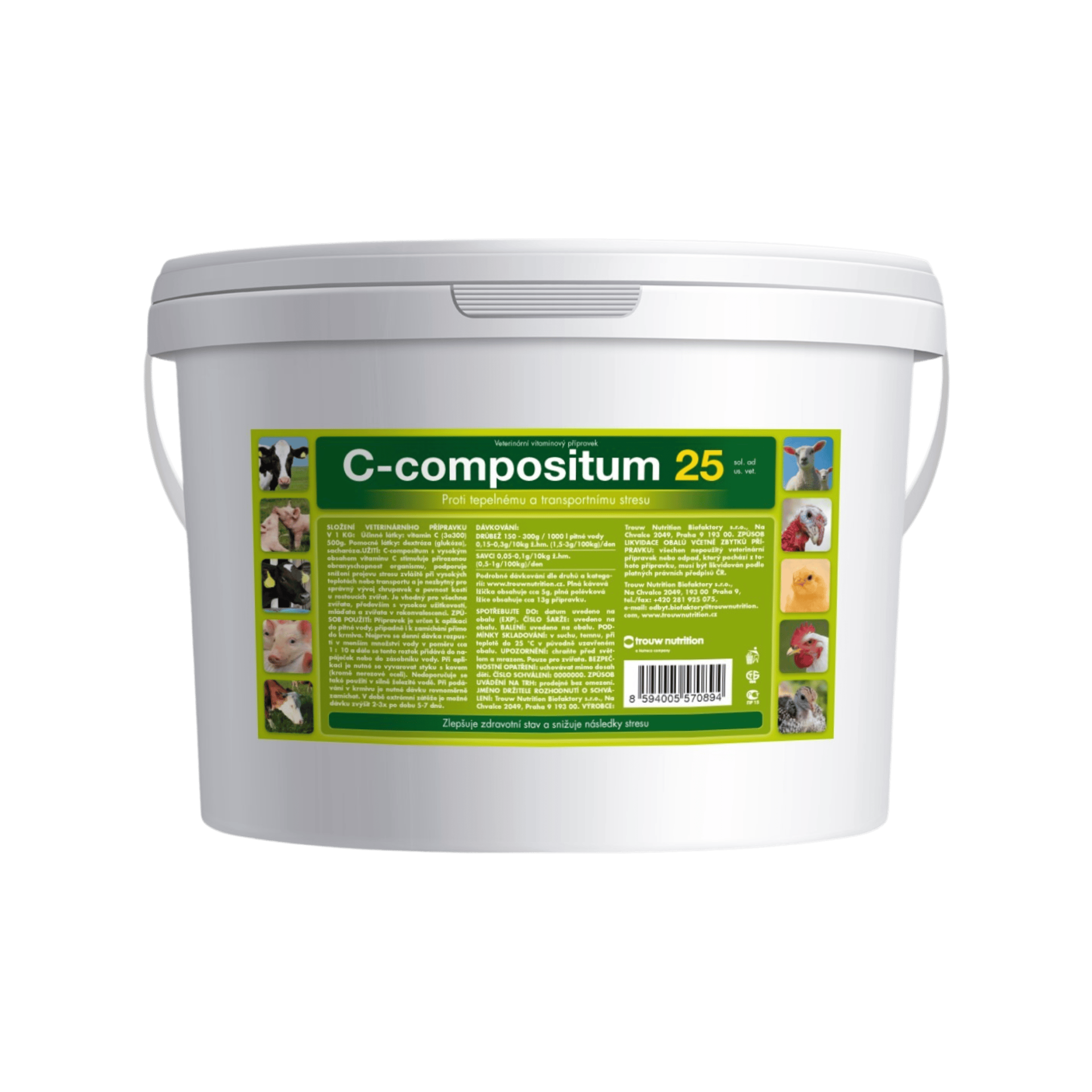C-compositum 25% plv sol 3kg