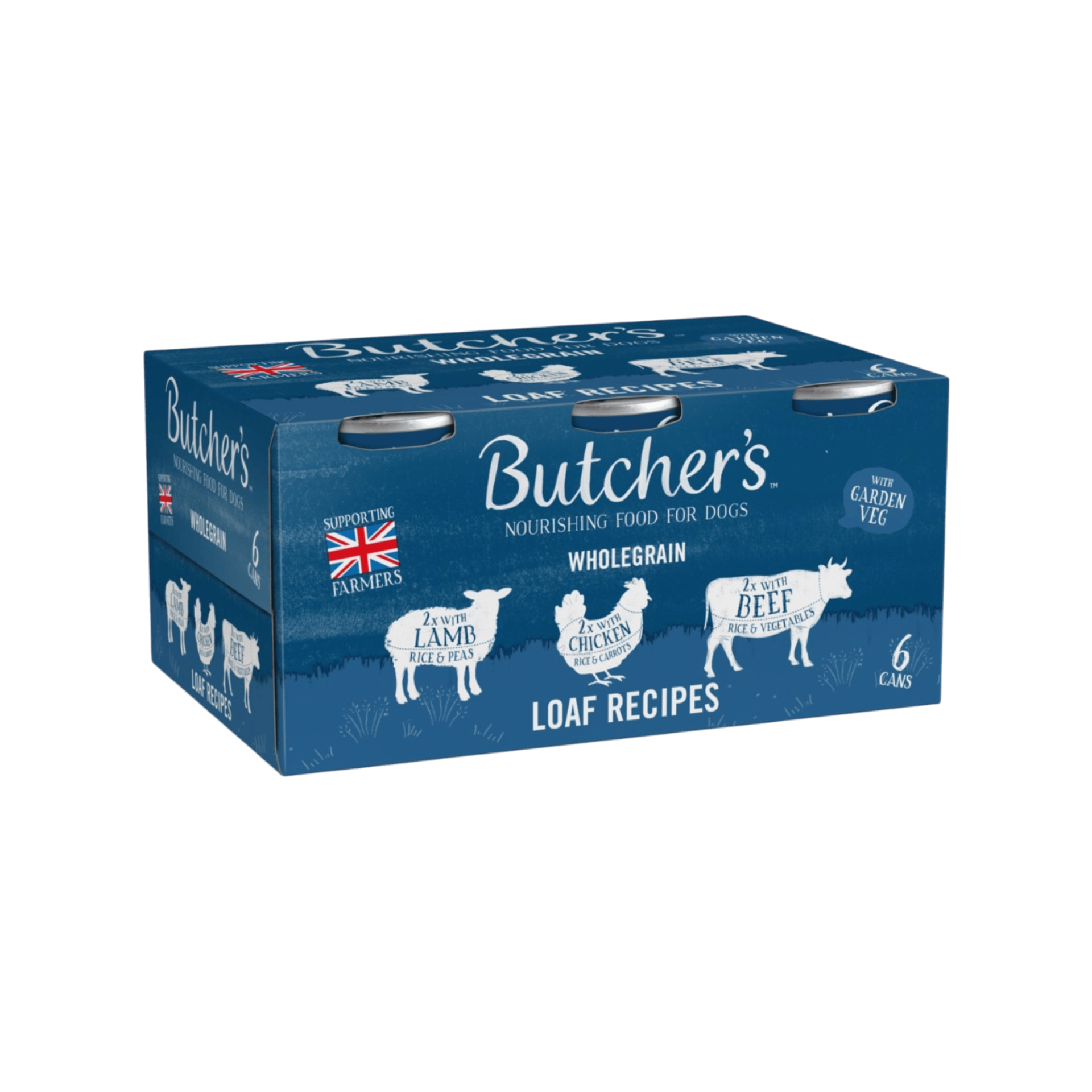Butcher's Dog Original hovězí/kuř/jehněčí konz.6x400g