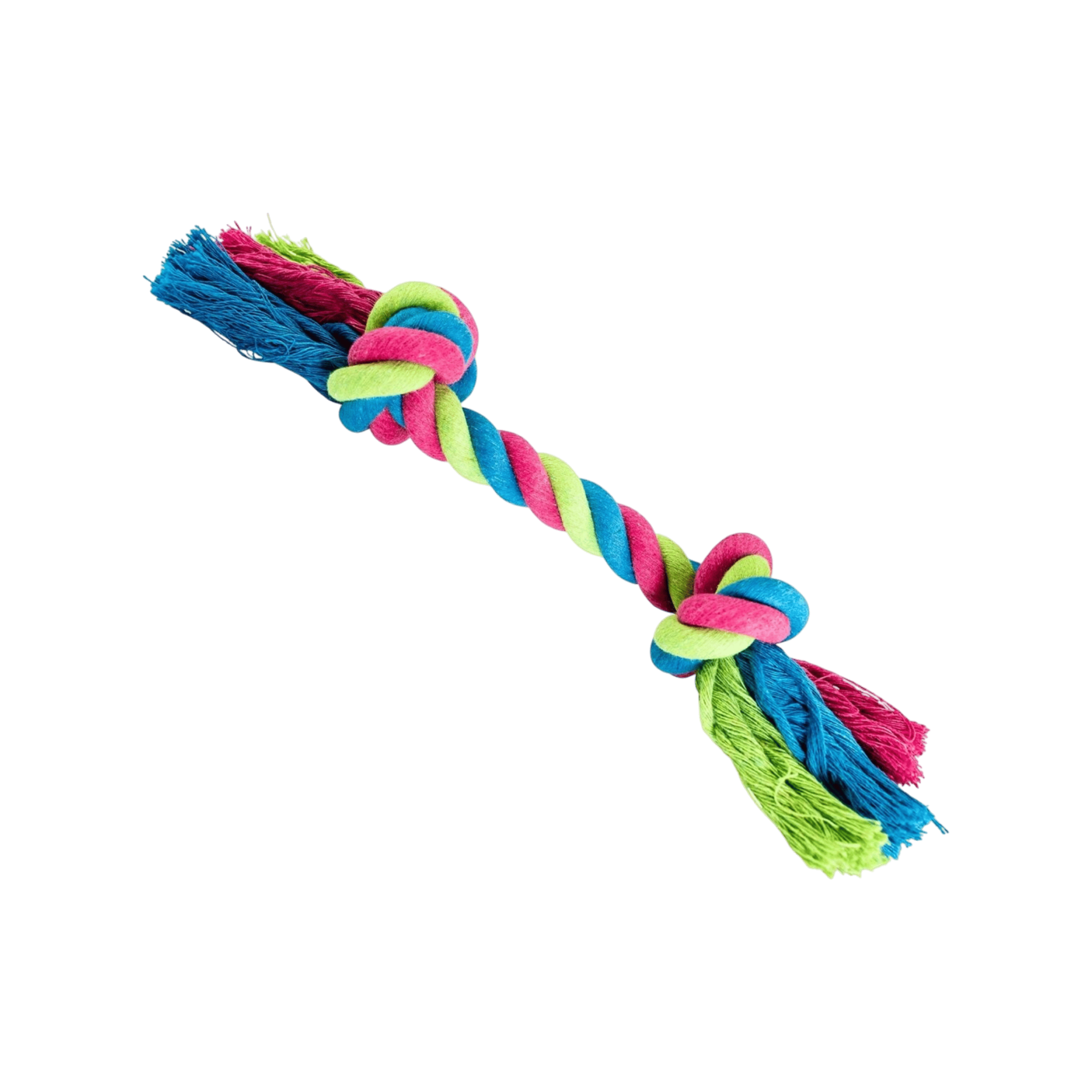 Hračka pes Uzel bavlněný 30cm/140g růžová/modrá HipHop