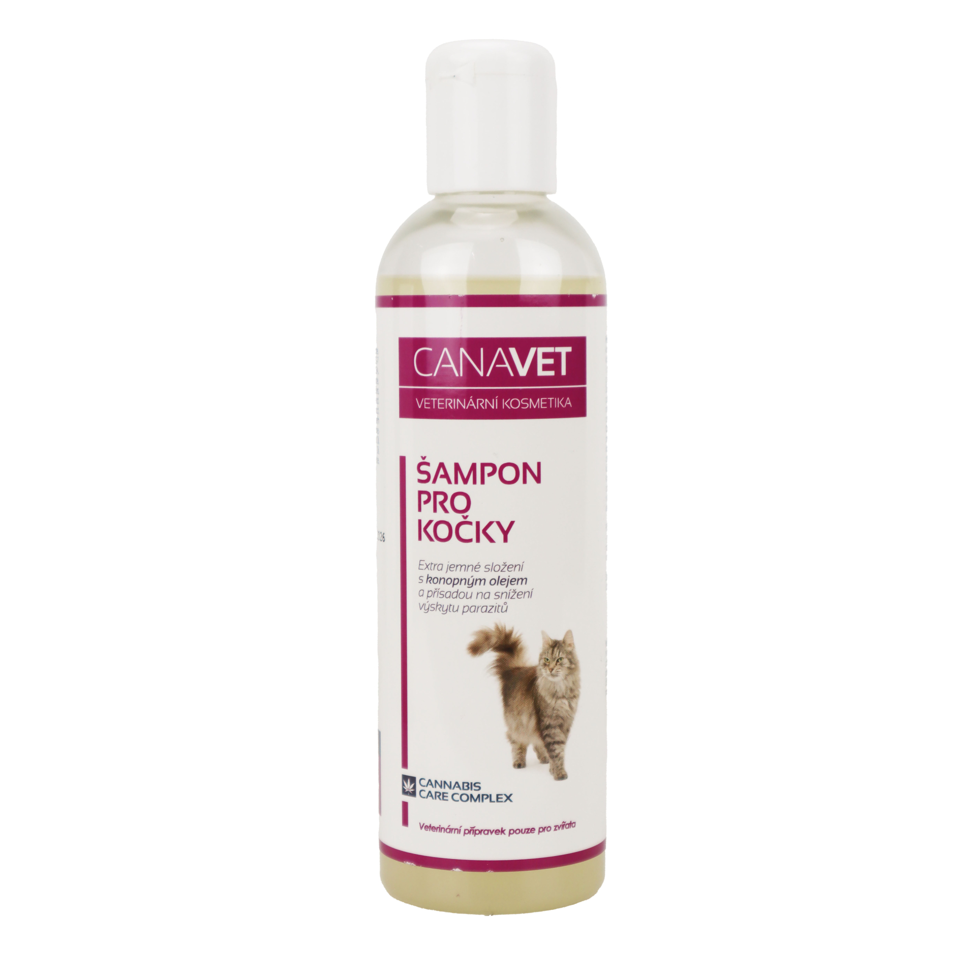 Šampon pro kočky CANAVET s antipar. přísadou 250ml