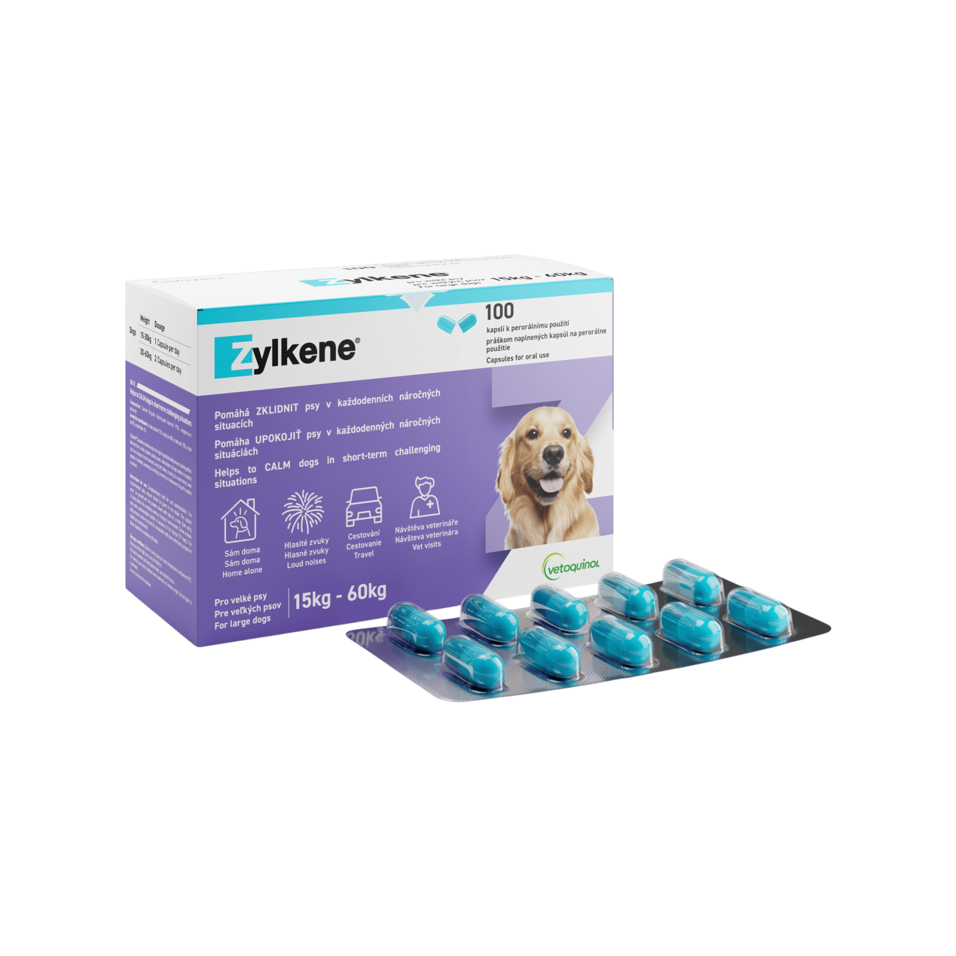 Zylkene 450mg pro velké psy 15-60kg 100cps
