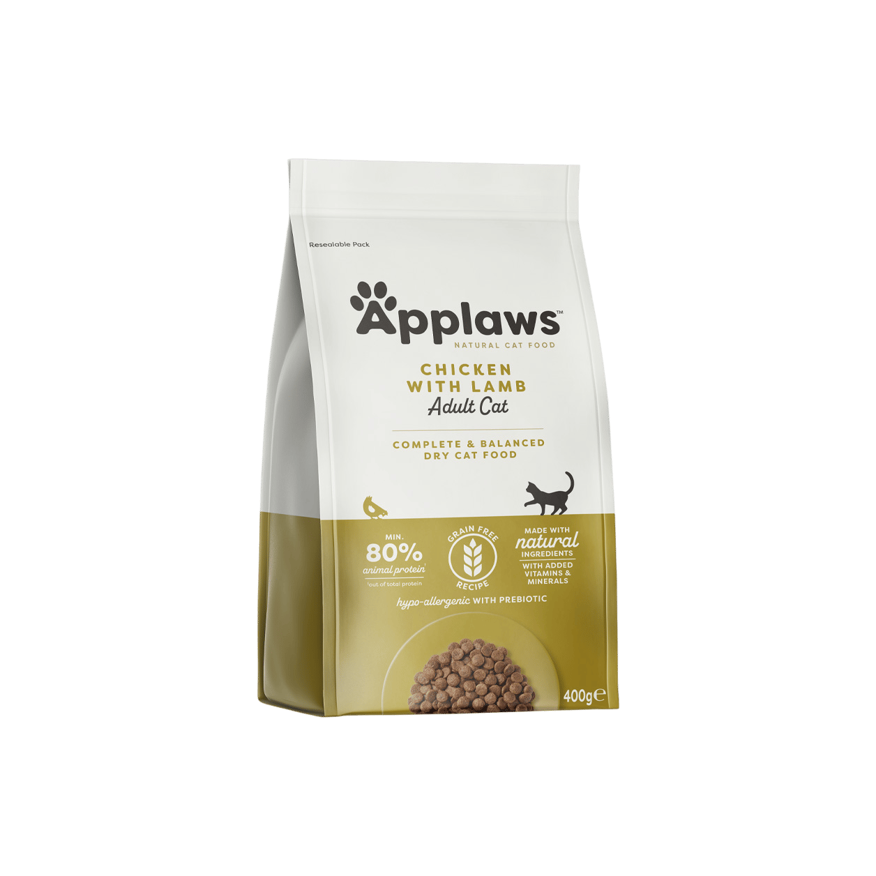 Applaws Cat granule Adult kuře s jehněčím 400g