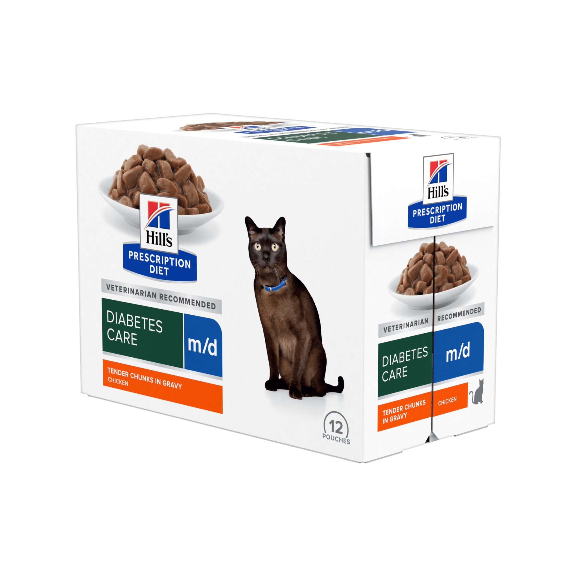 Hill's Fel. PD M/D Diabetes Care kapsa 12x85g