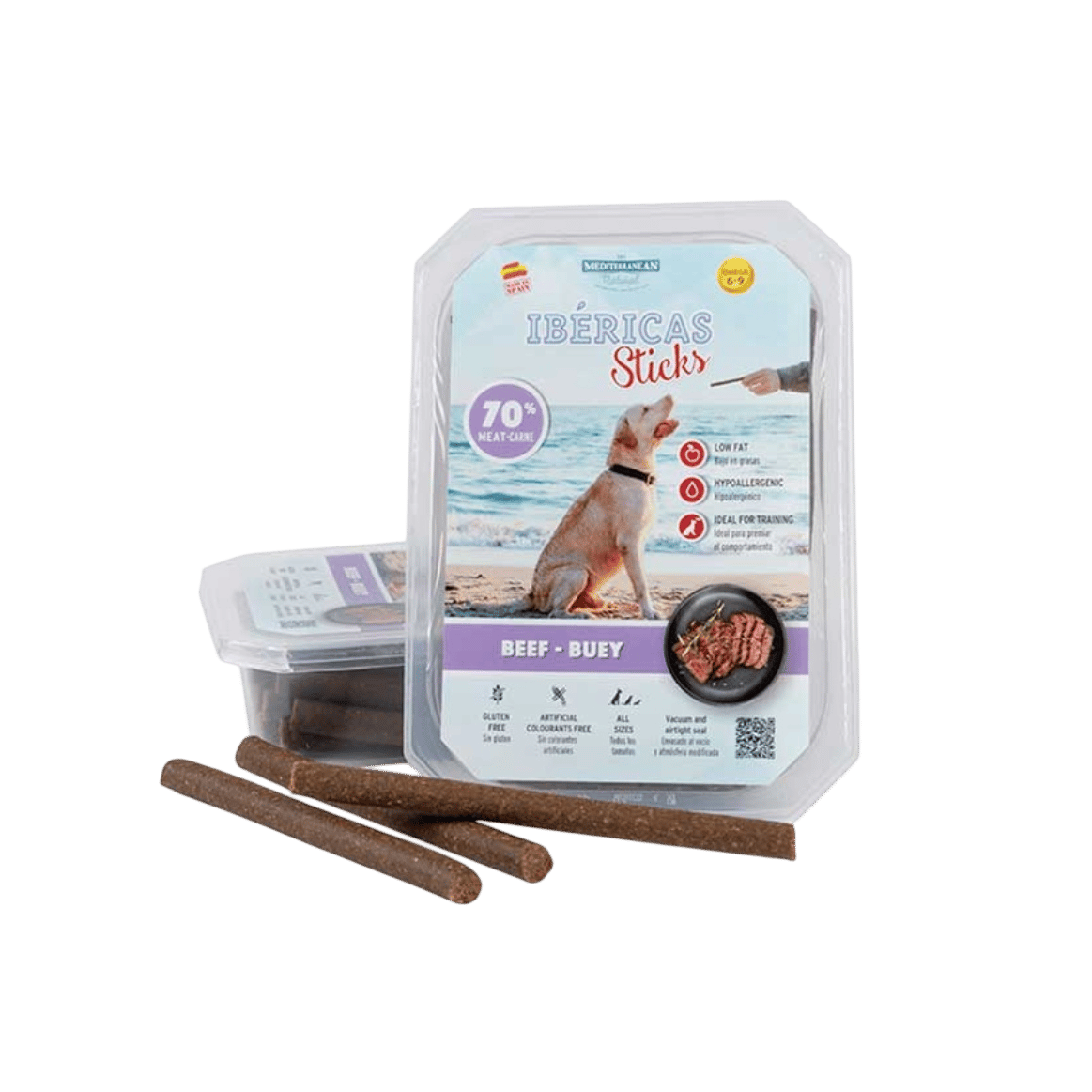 Pochoutka Ibéricas Sticks for Dog-Beef 800g 75ks