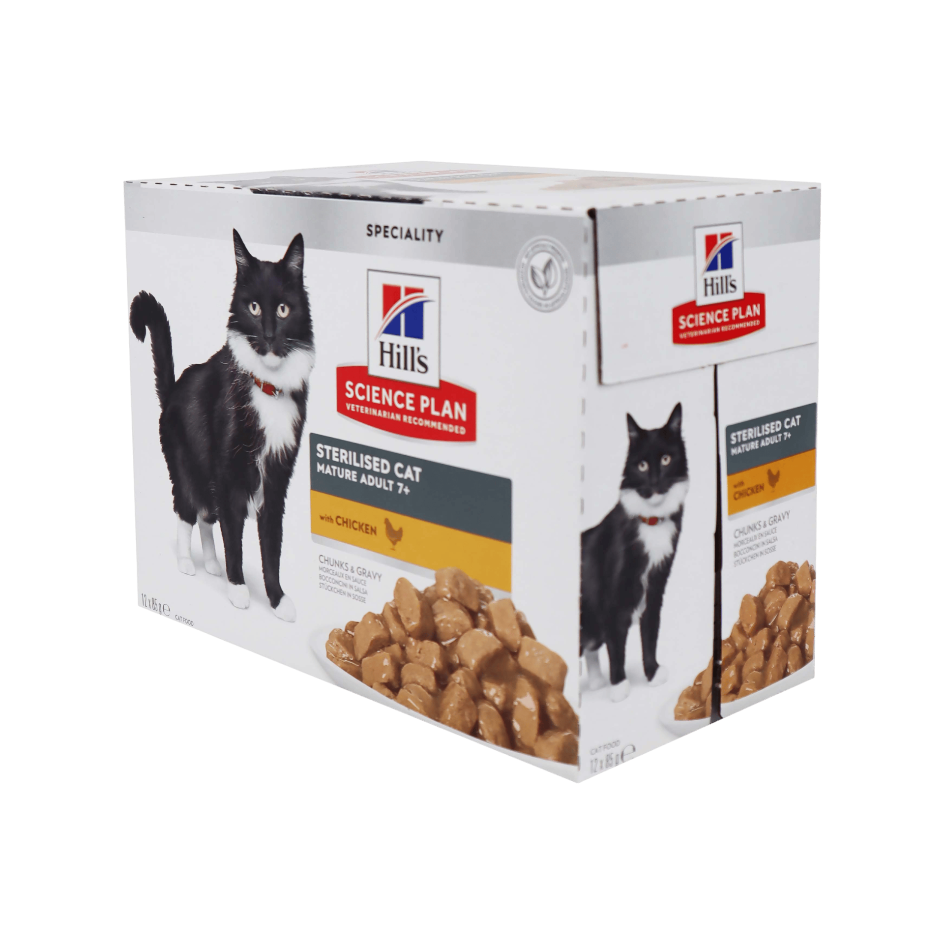 Hill's Fel. SP Adult7+ Sterilised Chicken kapsa 12x85g