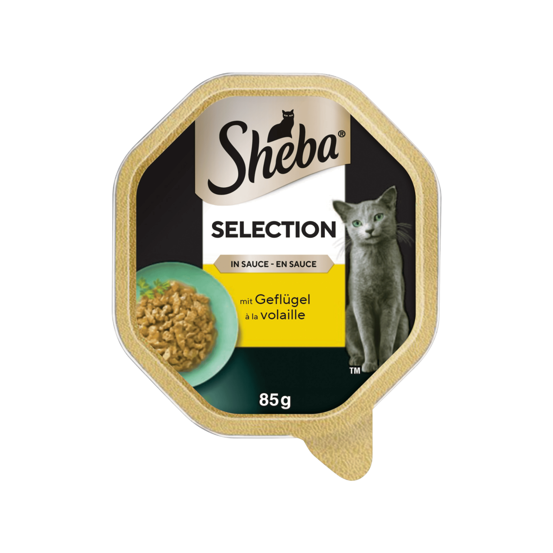 Sheba vanička Selection s drůbežím 85g