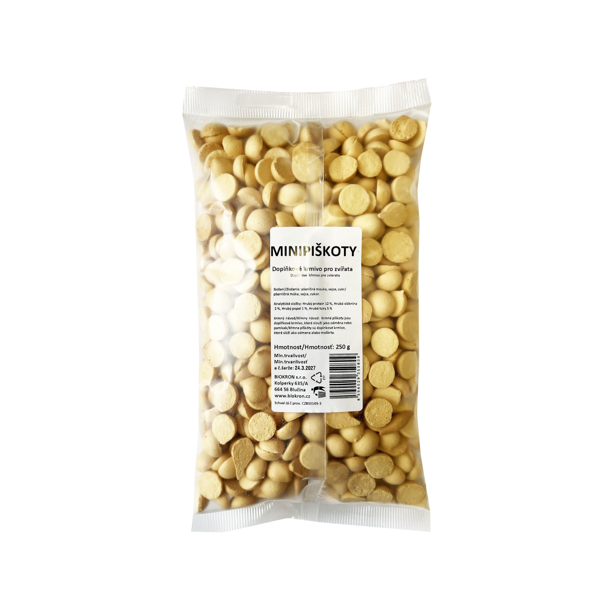 Minipiškoty 250g