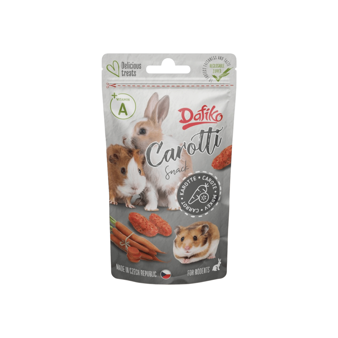 Dafíko carotti pro hlodavce mrkev 50g