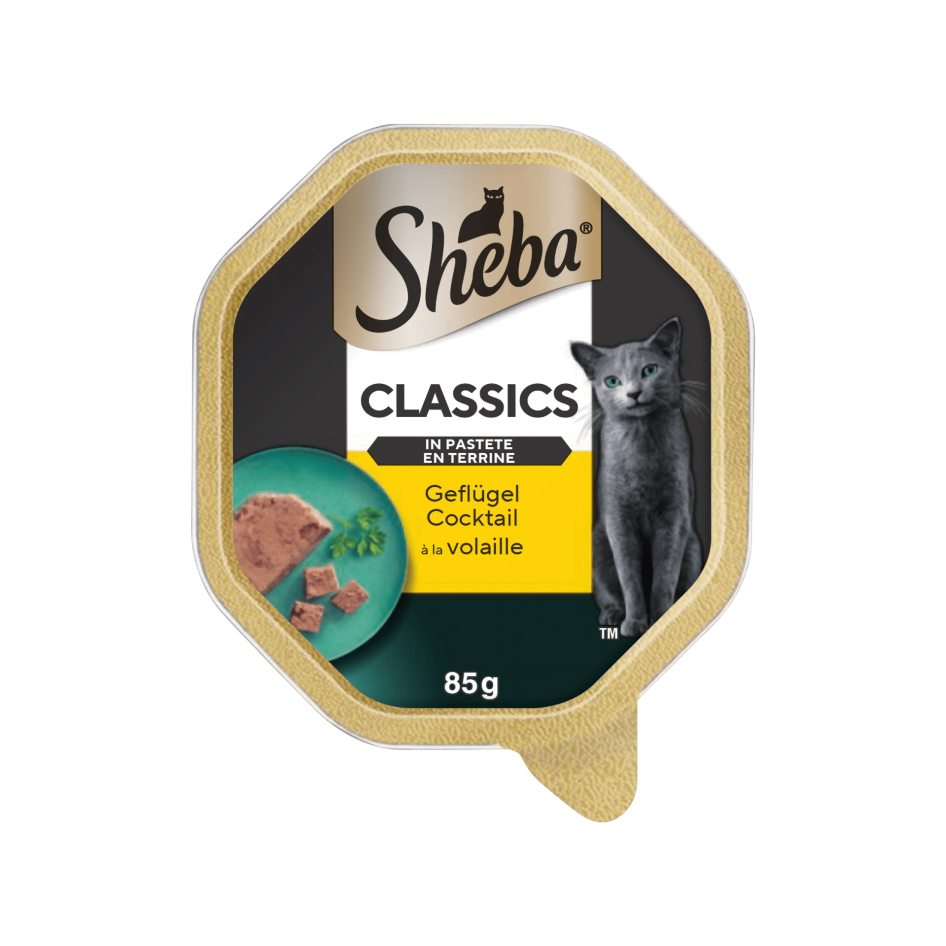 Sheba vanička Classics drůbeží směs 85g