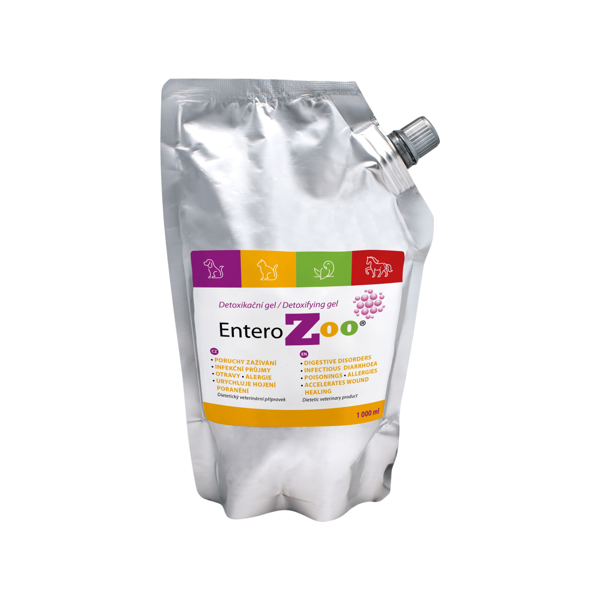 Entero ZOO detoxikační gel 1000ml Doypack