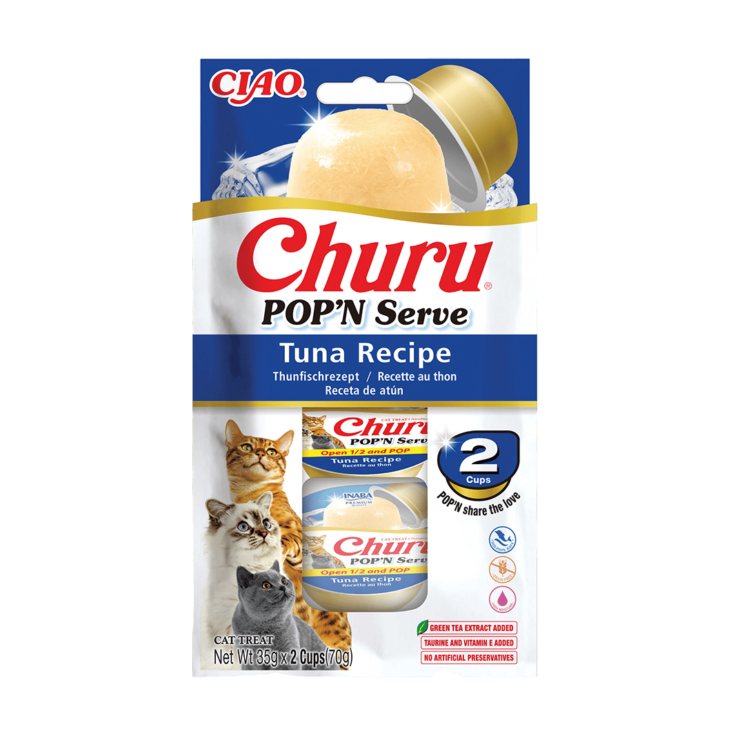 Churu Cat POP'N Serve Tuna Recipe 2x35g