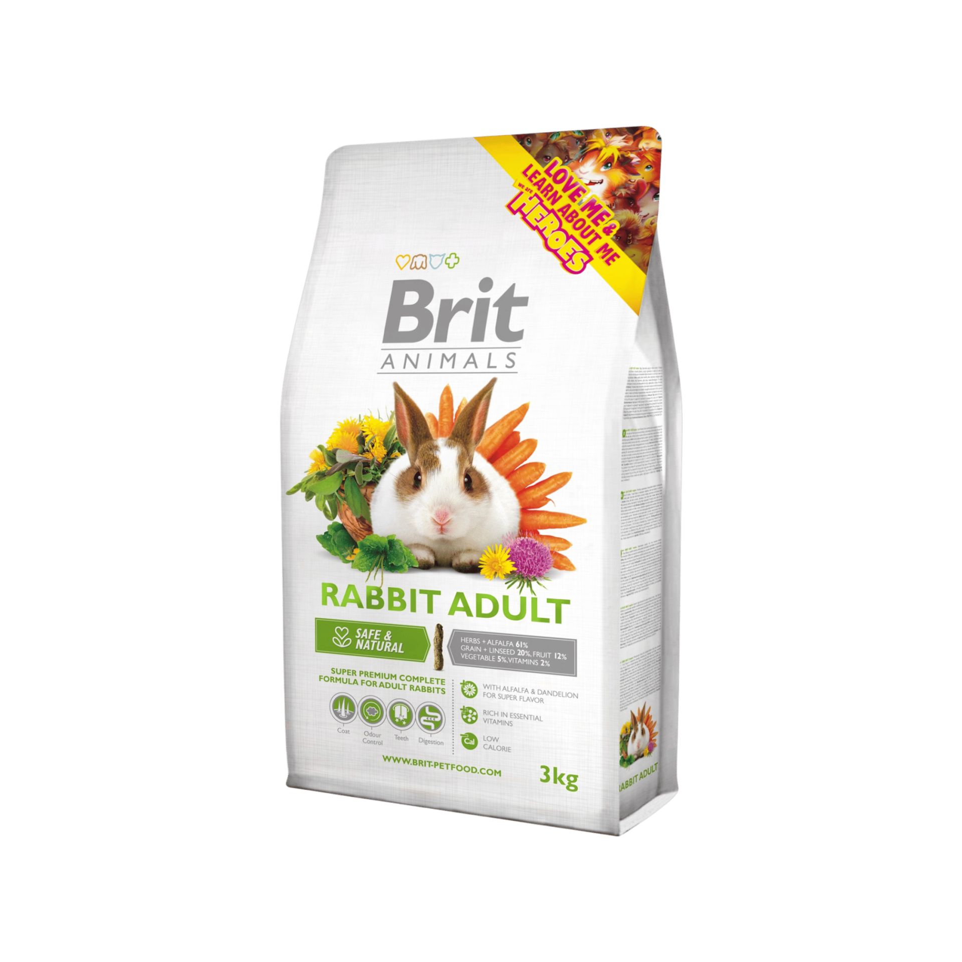 Brit Animals Rabbit Adult Complete 3kg