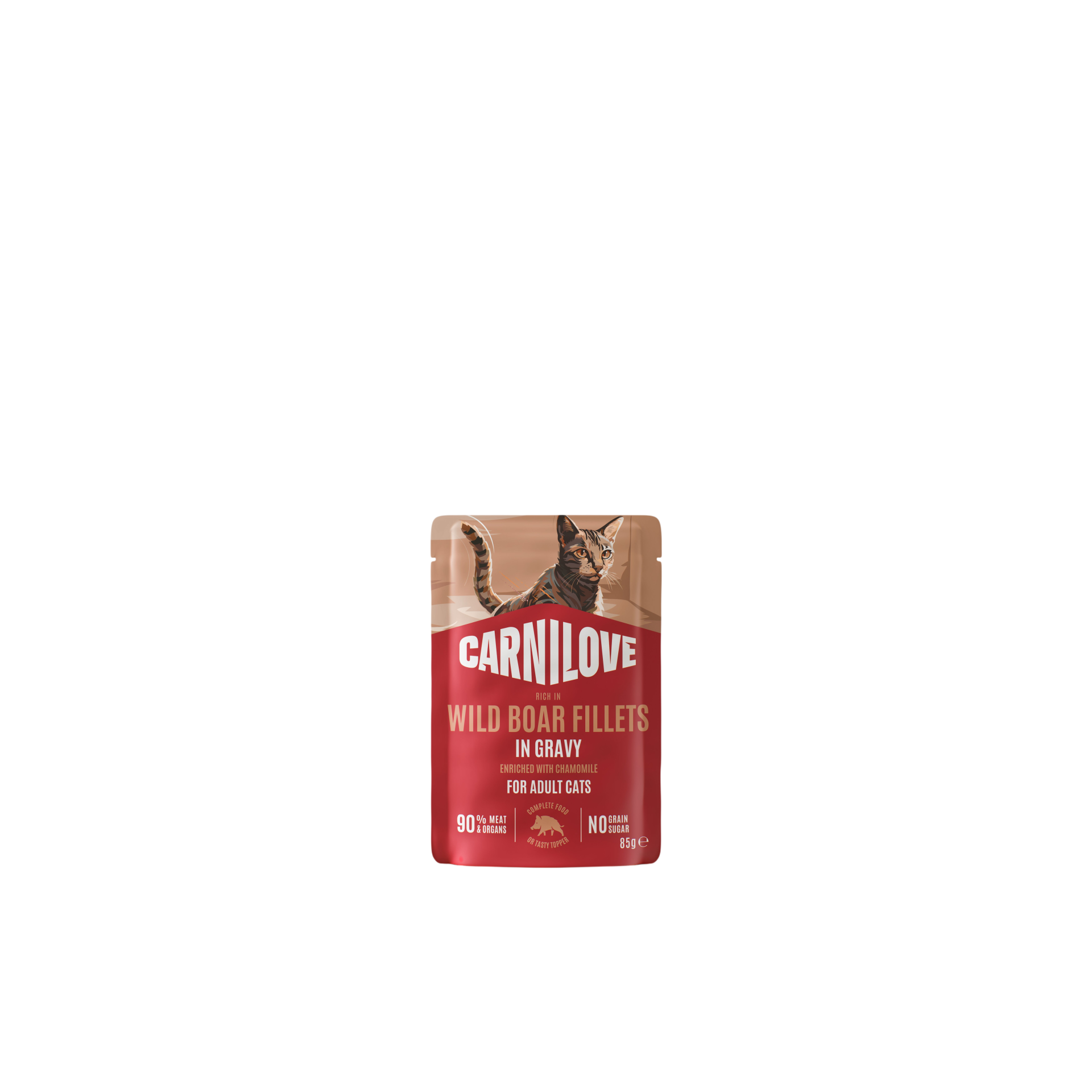 Carnilove Cat Pouch Gravy Wild Boar+Chamomile 85g