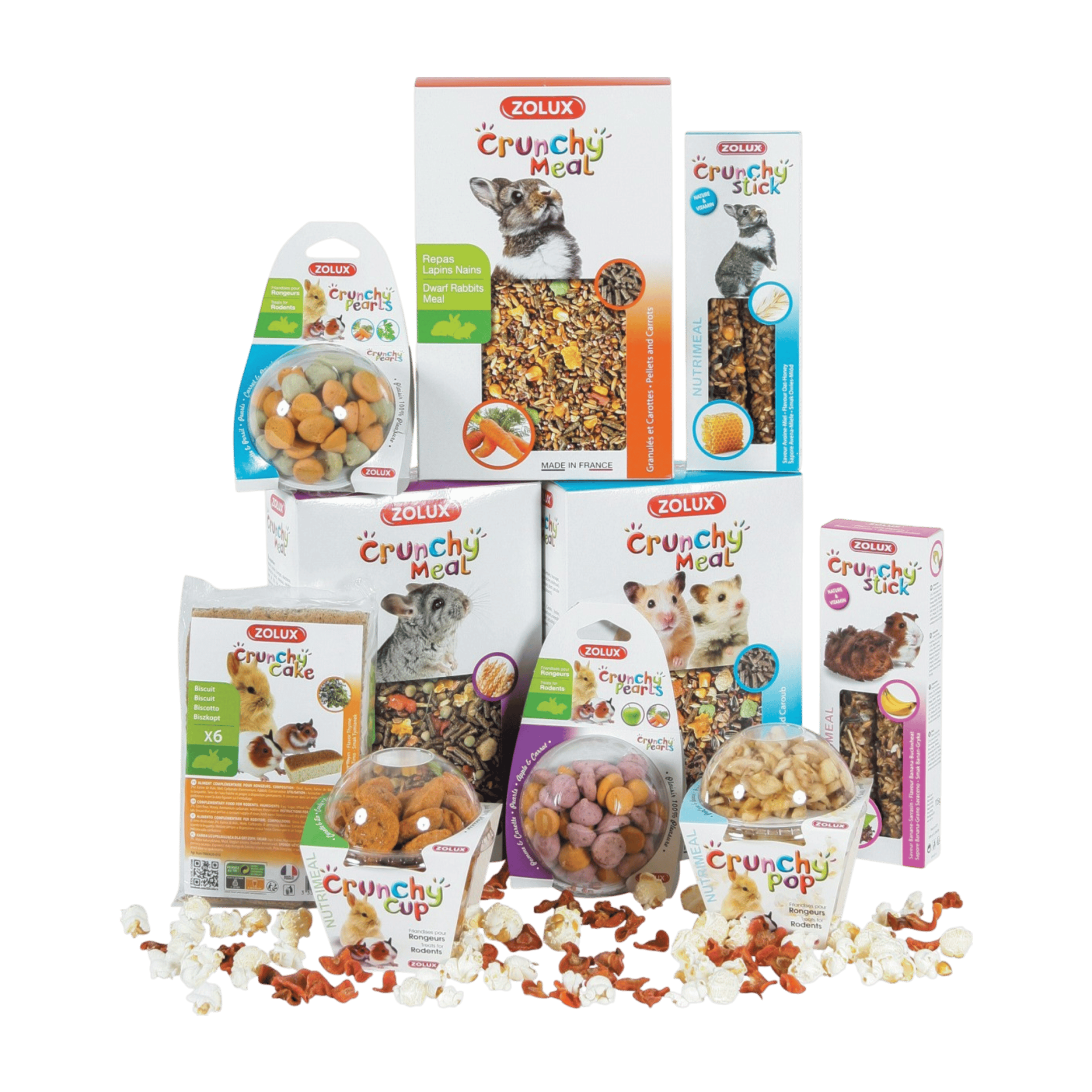 Pochoutka CRUNCHY STICK oves/med pro králíky Zolux