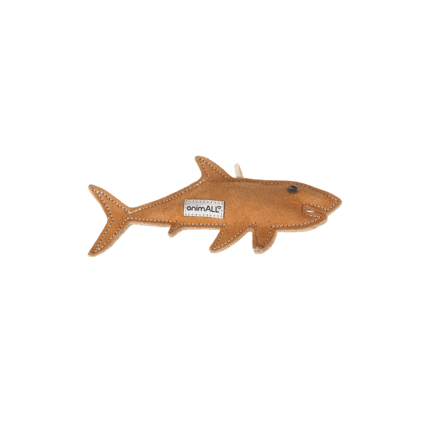 Hračka pes animALL Baby žralok kůže, natural 22x10cm