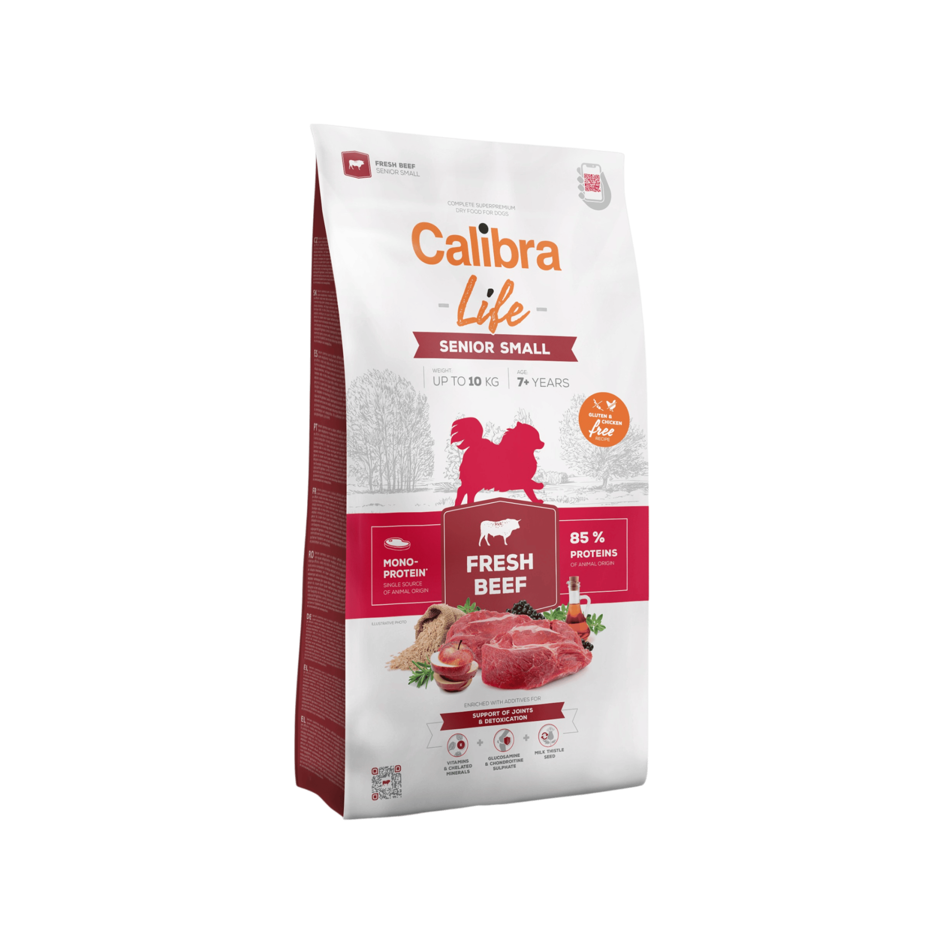 Calibra Dog Life Senior Small Fresh Beef 1,5kg