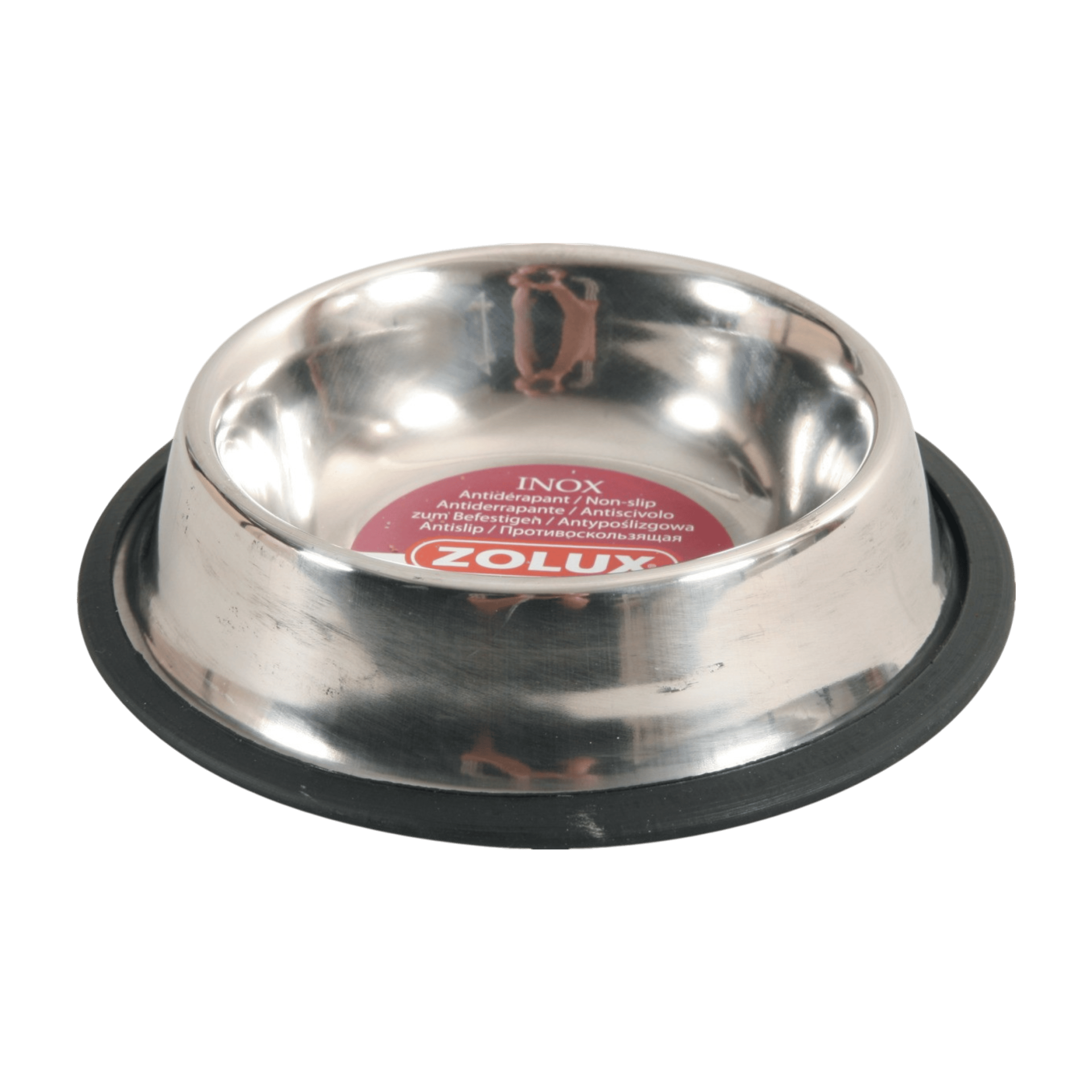 Miska nerez protiskluz pes STEEL 1,8 l Zolux