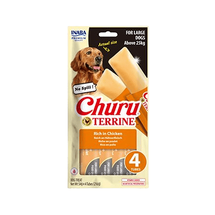 Churu Dog Terrine kuřecí plemena L 4x54g