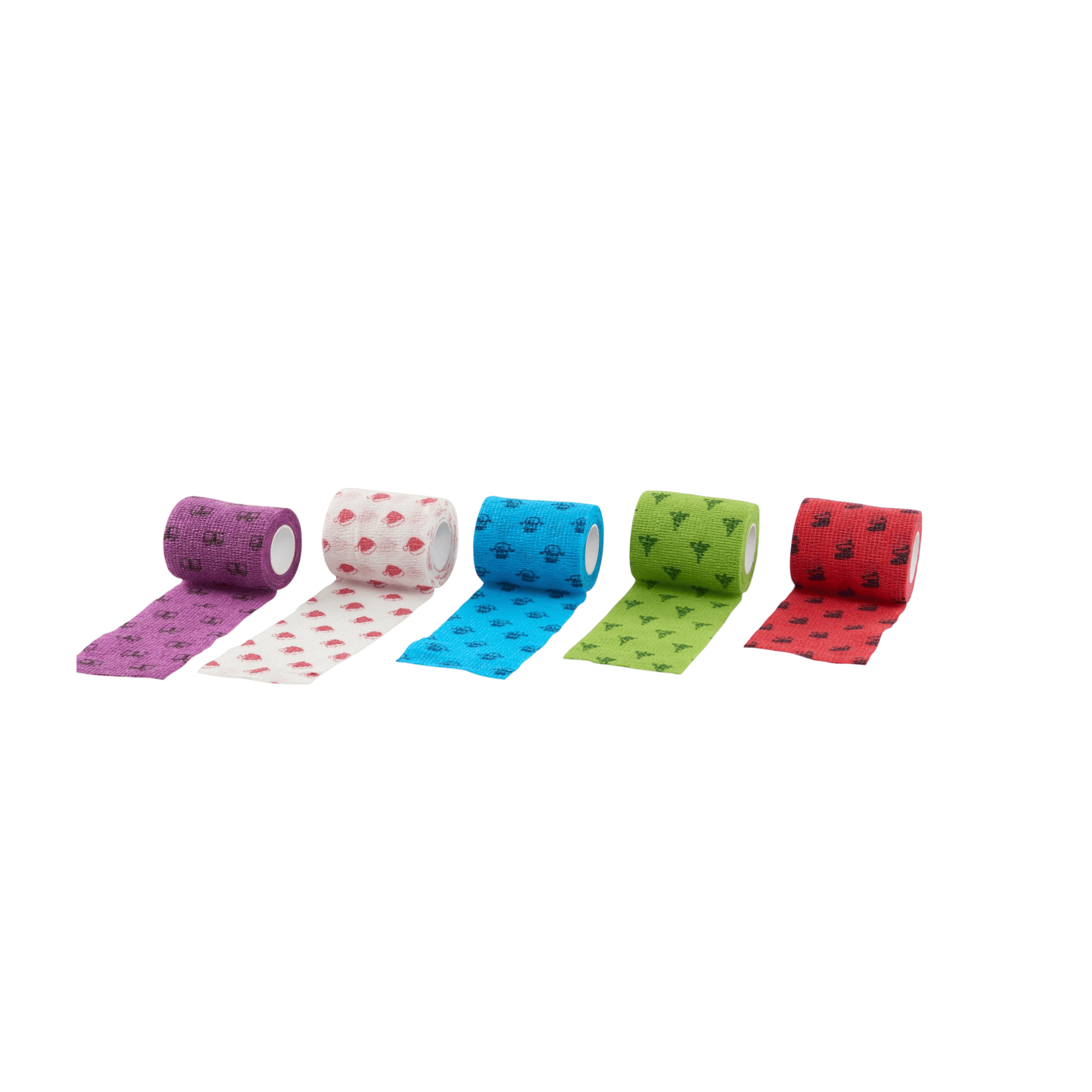 Obinadlo elast. Fun-Flex 7,5cmx4,5m,Christmas mix 10ks