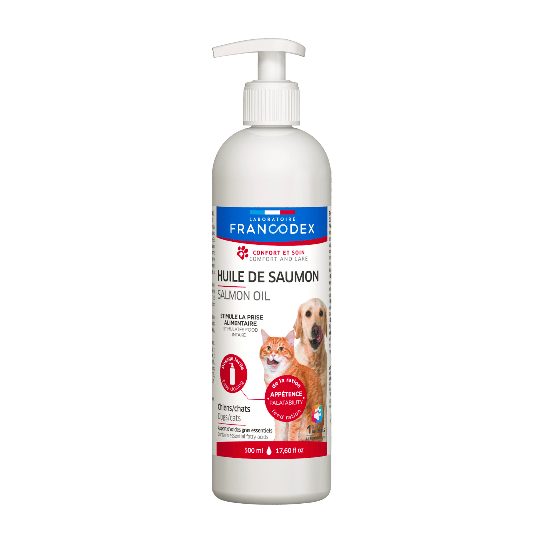 Francodex Salmon Oil lososový olej pro psy,kočky 500ml