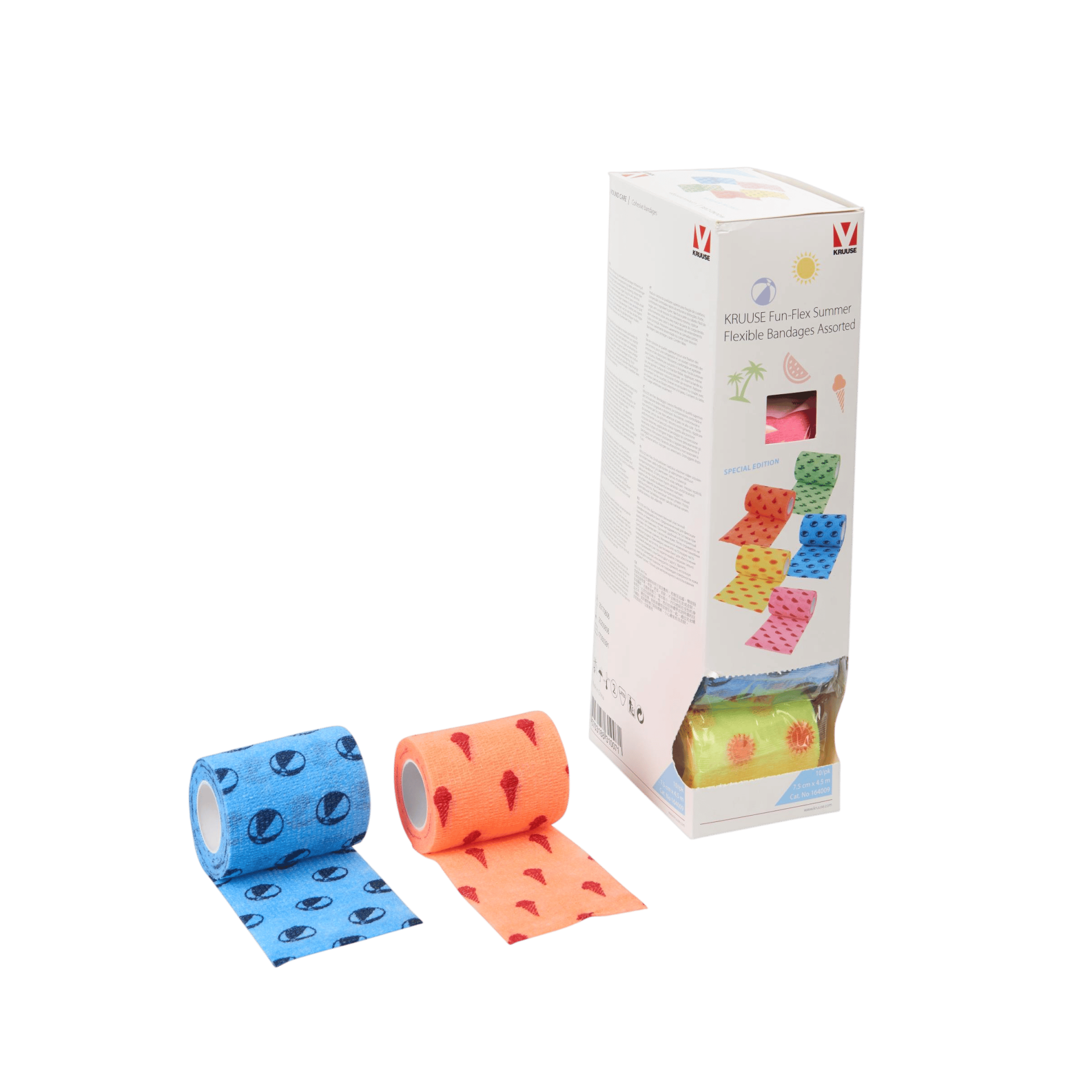 Obinadlo elast. Fun-Flex 7,5cmx4,5m, Summer mix 10ks